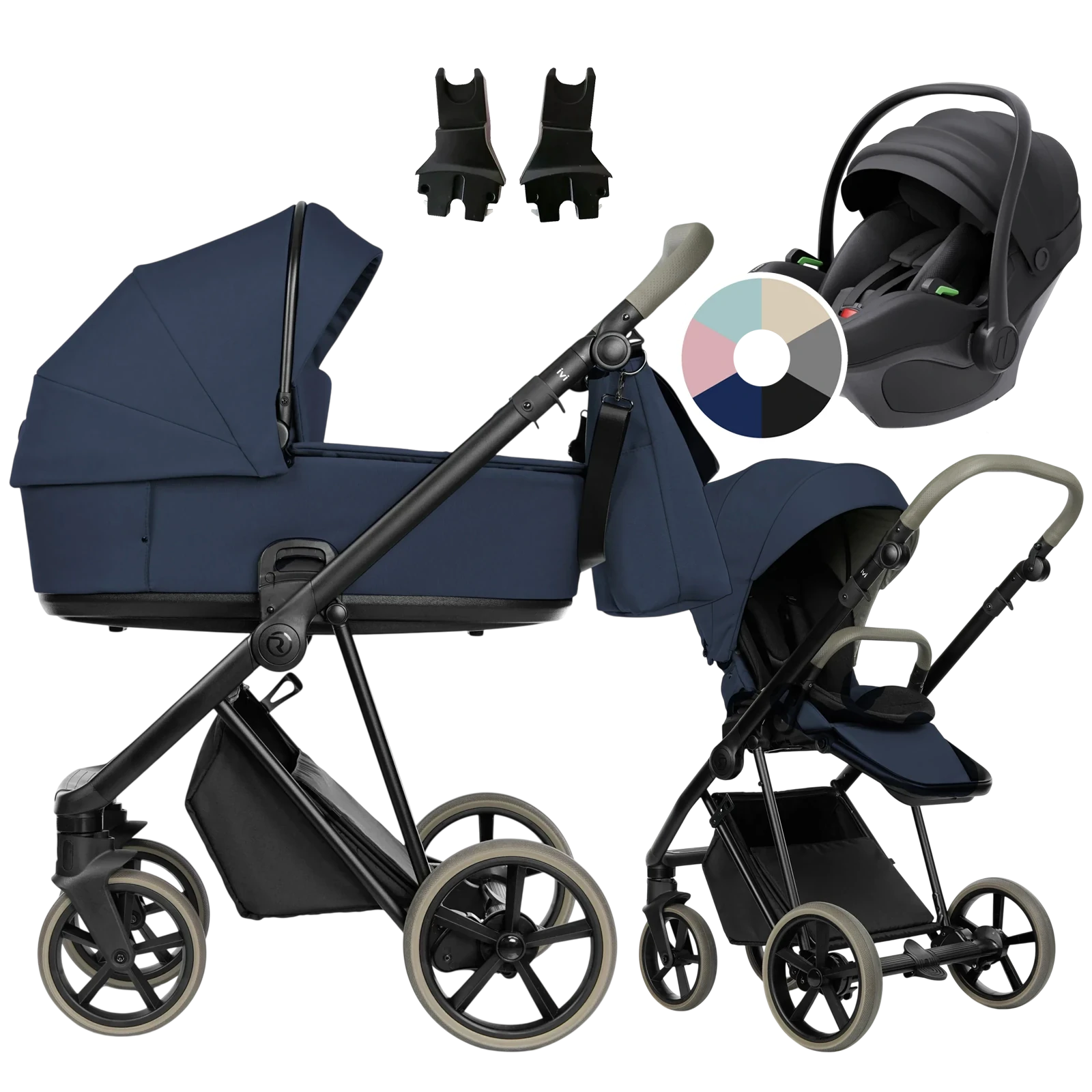 Roan Ivi 2.0 Vintage + Avionaut Pixel 3 + GRATIS - 3w1 | Resort Blue