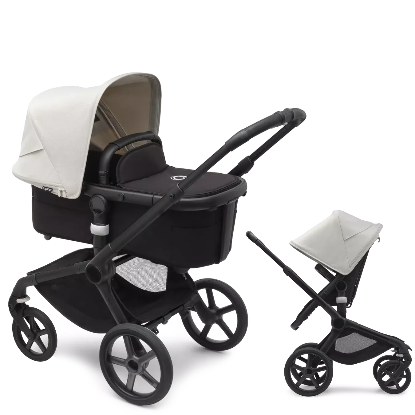 Bugaboo Fox 5 - 2w1 | Black-Midnight Black-Misty White