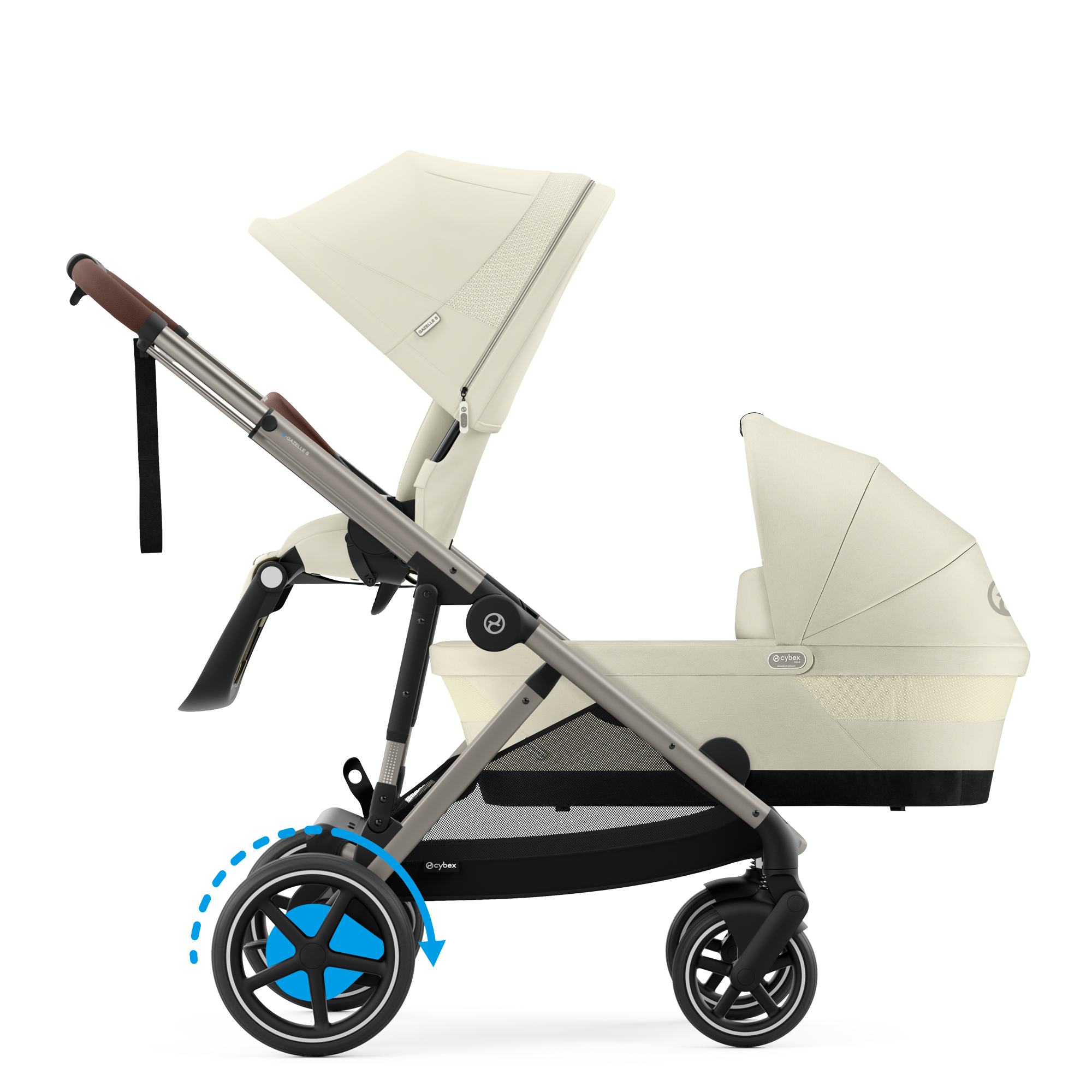 Cybex e-Gazelle S Duo | Seashell Beige Cybex e-Gazelle S Duo | Seashell Beige