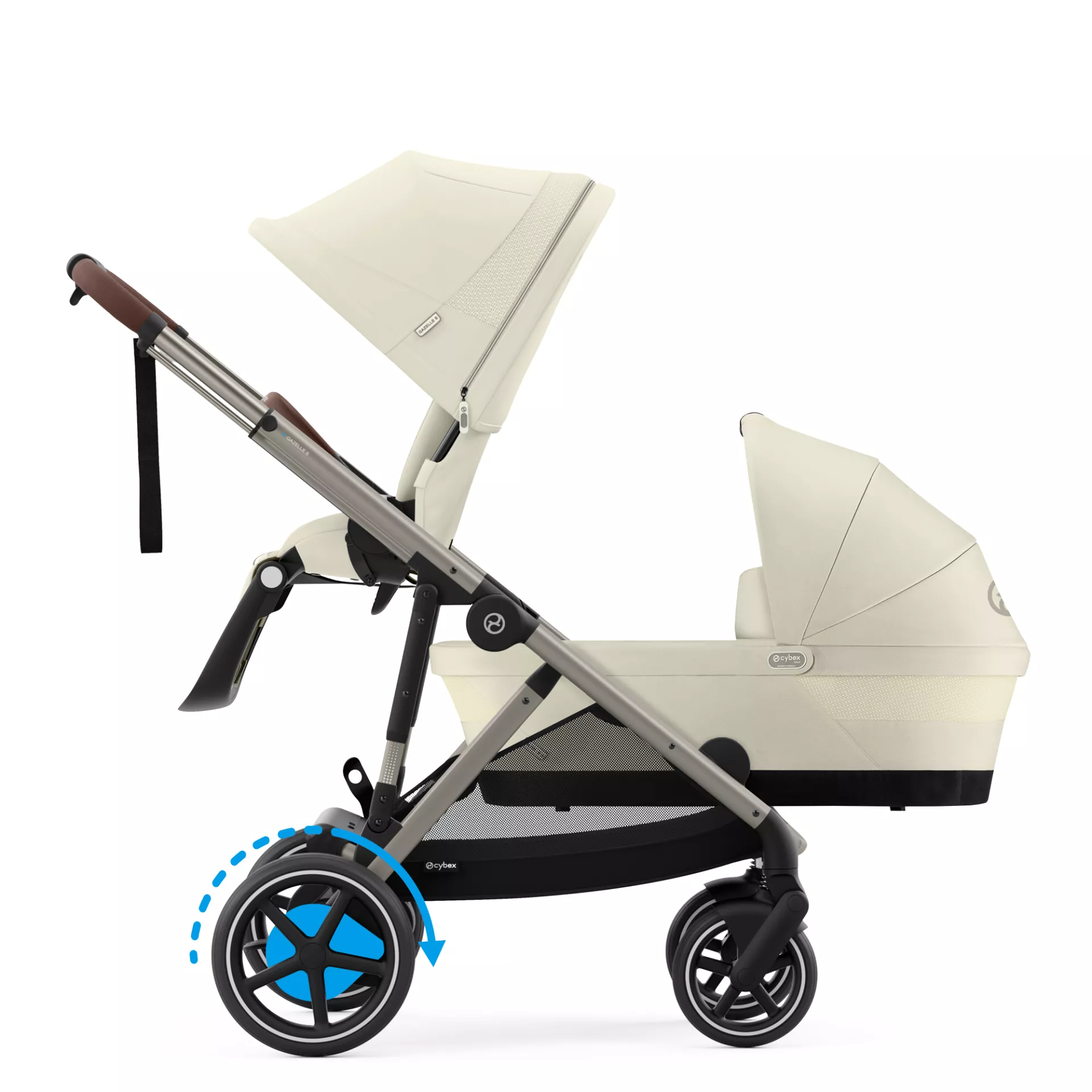 Cybex e-Gazelle S Duo | Seashell Beige Cybex e-Gazelle S Duo | Seashell Beige