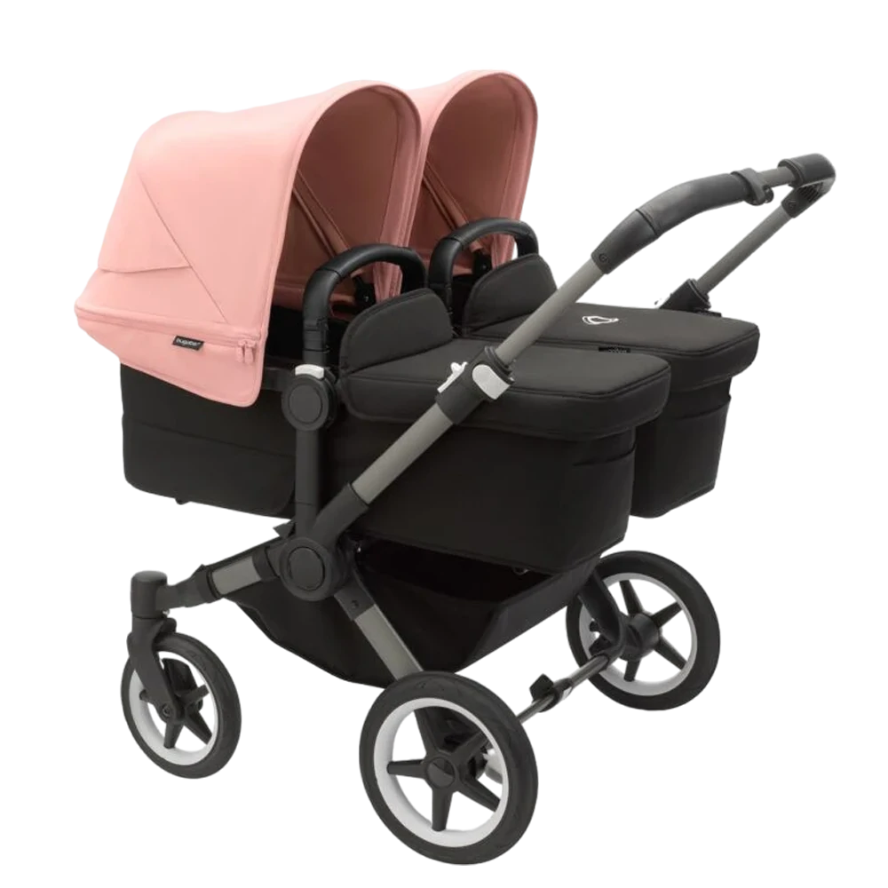 Bugaboo Donkey 5 Twin | Graphite-Midnight Black-Morning Pink