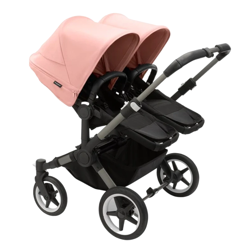 Bugaboo Donkey 5 Twin | Graphite-Midnight Black-Morning Pink