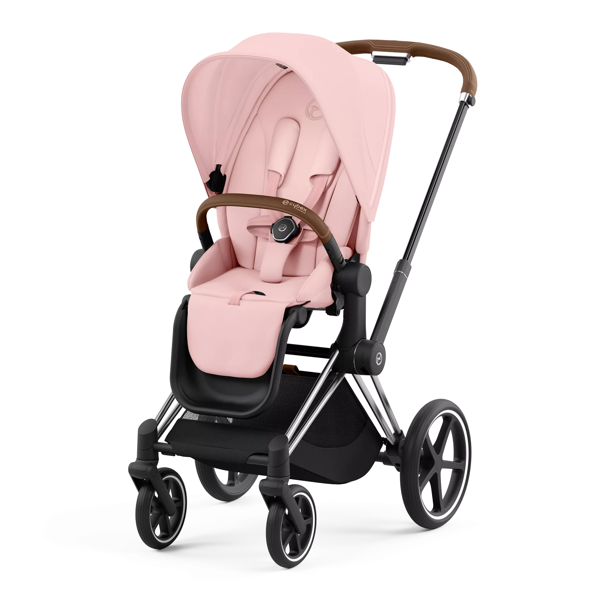 Cybex Priam 4.0 | Peach Pink (Chrome Brown Frame)