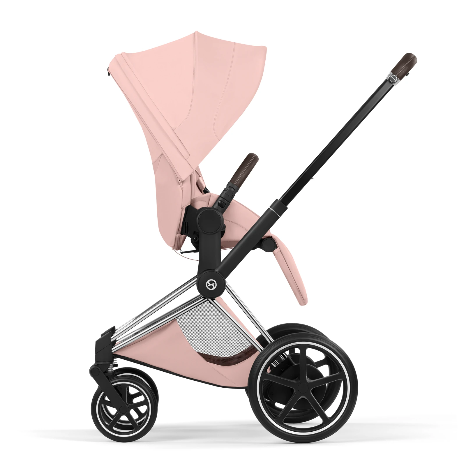 Cybex e-Priam 5.0 - wózek 2w1 | Peach Pink - Chrome (Style)