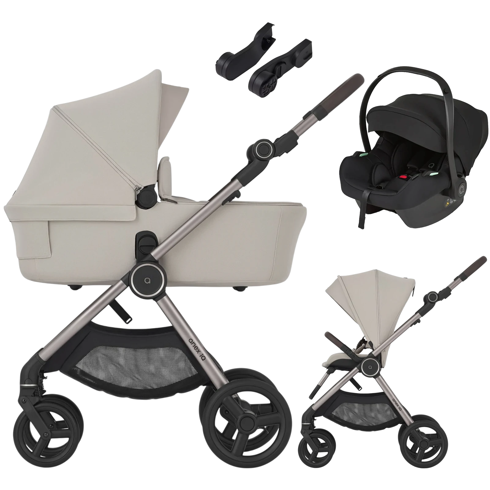 Anex IQ + Anex Cosmo +GRATIS - wózek 3w1 | Soya