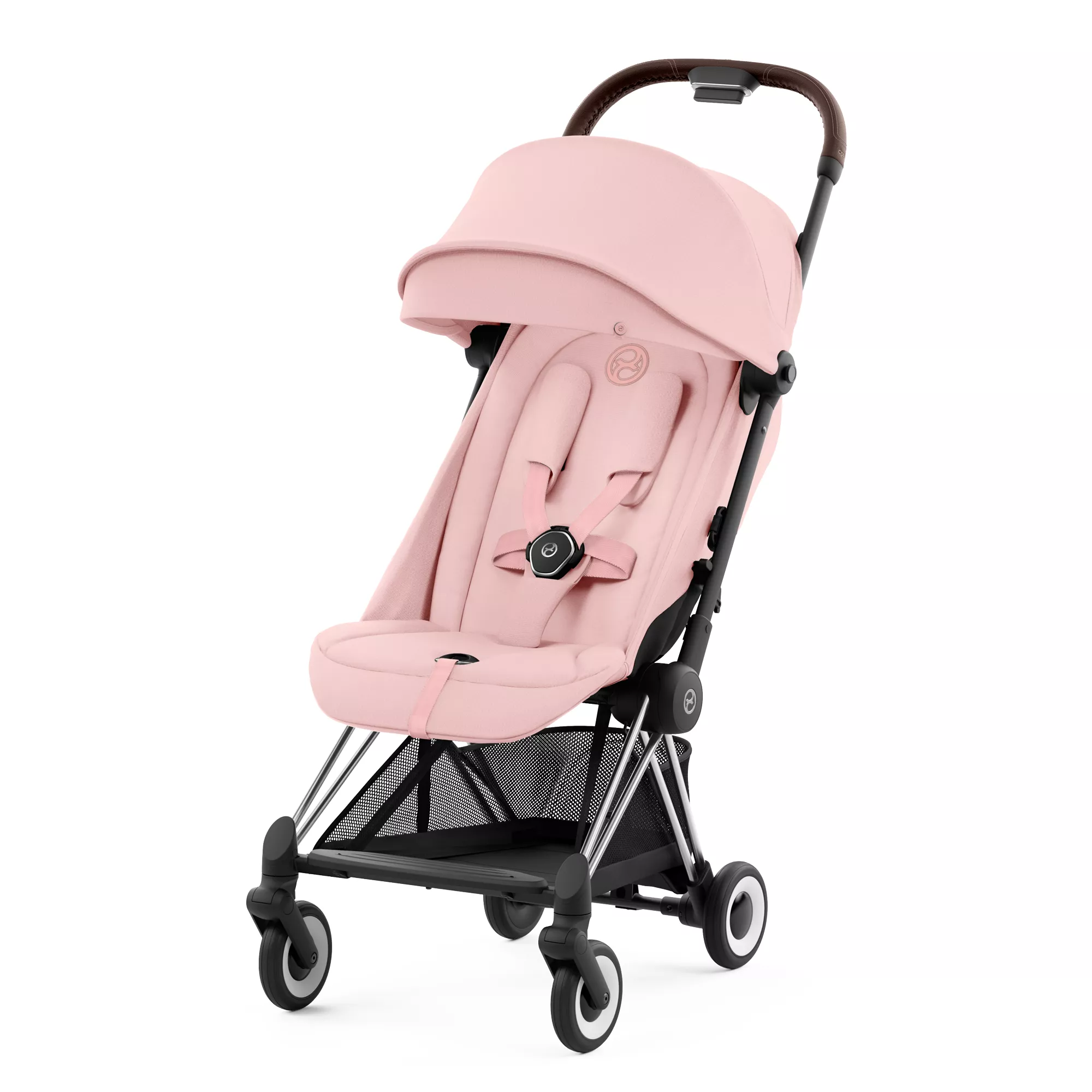 Cybex Coya | Peach Pink (Chrome Frame) Cybex Coya | Peach Pink (Chrome Frame)