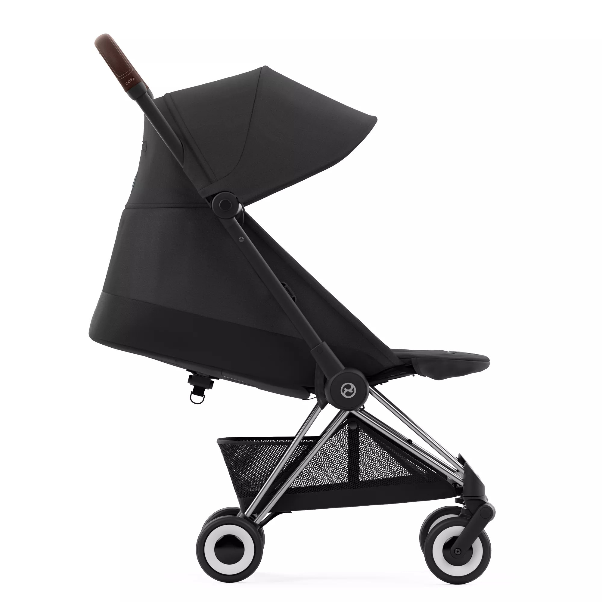 Cybex Coya | Sepia Black (Chrome Frame) Cybex Coya | Sepia Black (Chrome Frame)