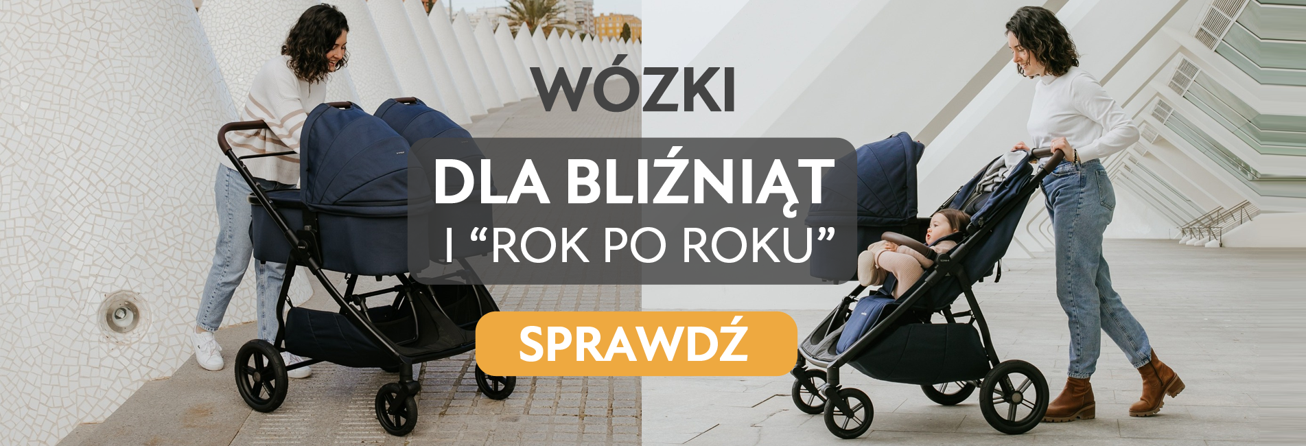 wózki bliźniacze