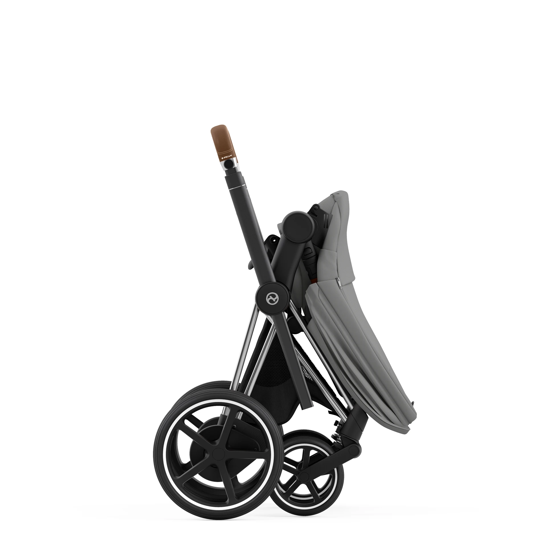 Cybex e-Priam 4.0 - 2w1 | Mirage Grey (Chrome Brown Frame) Cybex e-Priam 4.0 - 2w1 | Mirage Grey (Chrome Brown Frame)