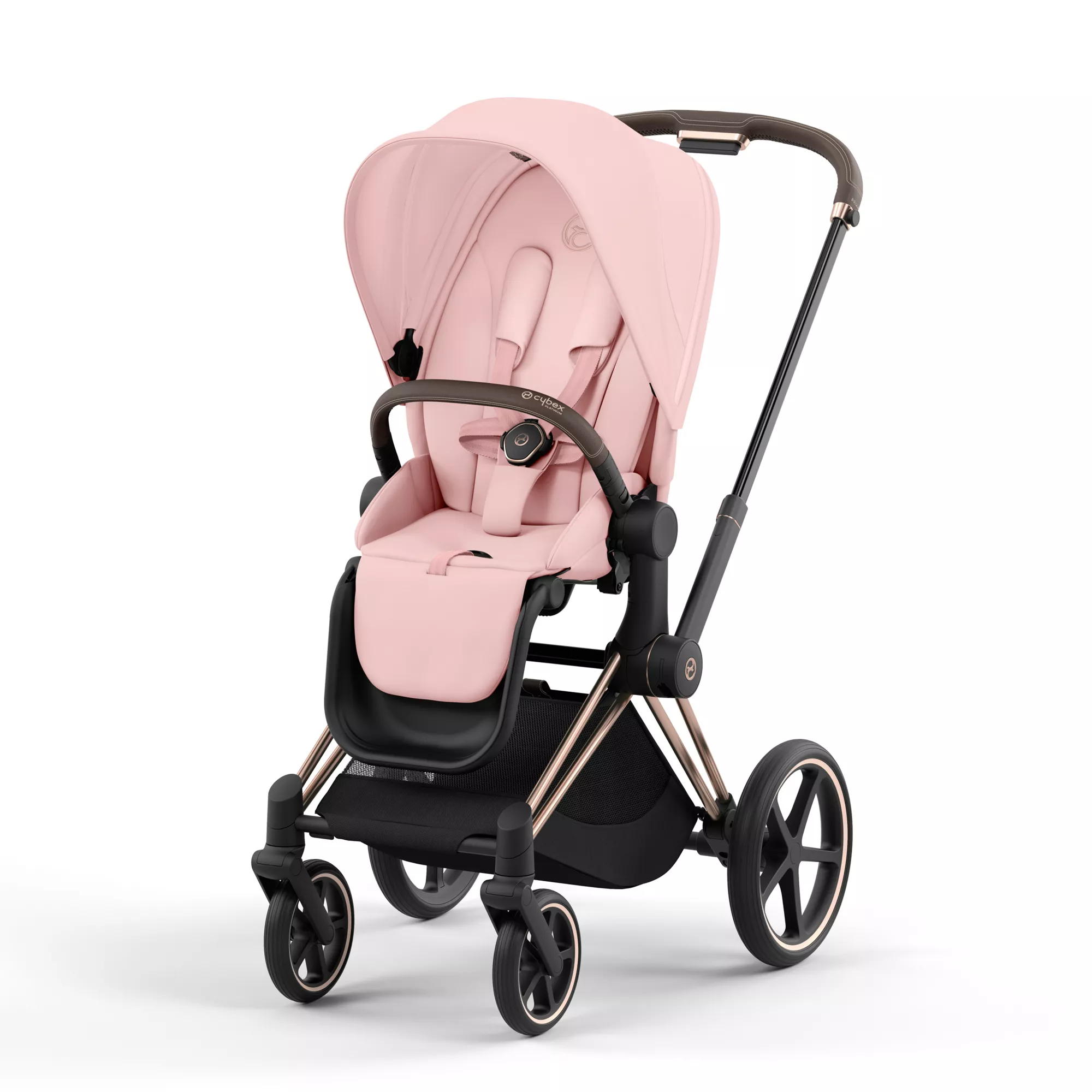 Cybex Priam 4.0 - 2w1 | Peach Pink (Rosegold Frame) Cybex Priam 4.0 - 2w1 | Peach Pink (Rosegold Frame)