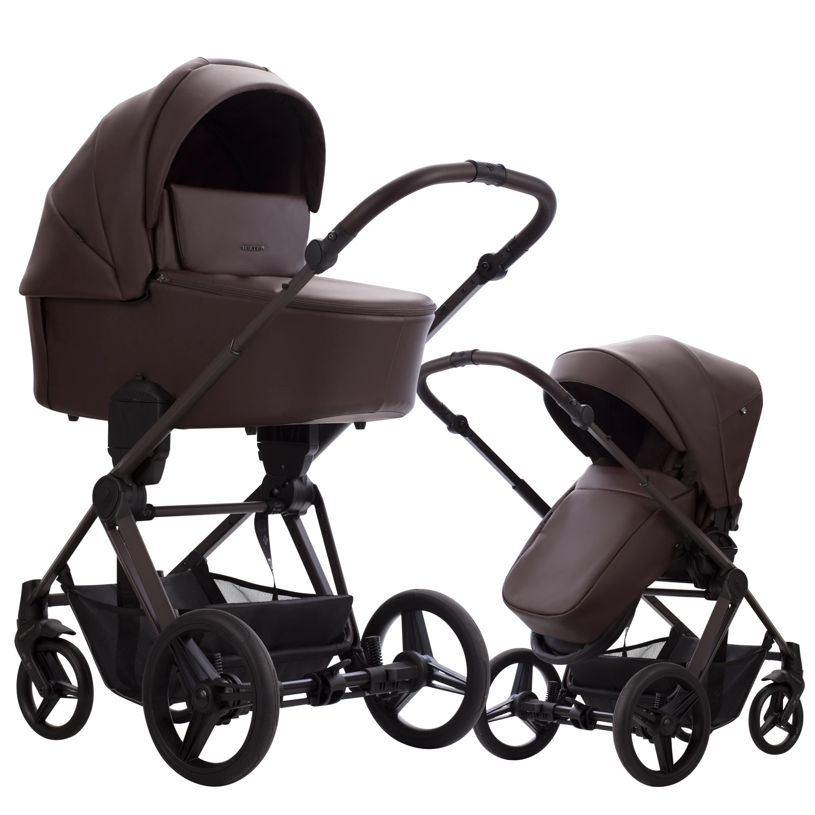 Bebetto Nuvio - wózek 2w1 | Pro 01 Brown