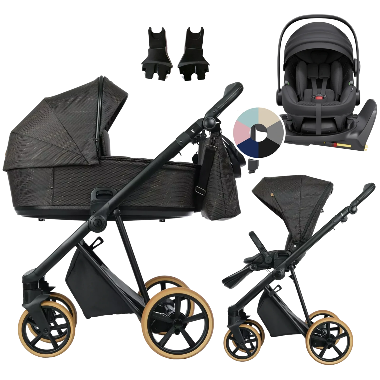 Roan Ivi 2.0 Vintage + Avionaut Pixel 3 + baza IQ Orbit + GRATIS - 4w1 | Cooper Glow (Limited Edition)
