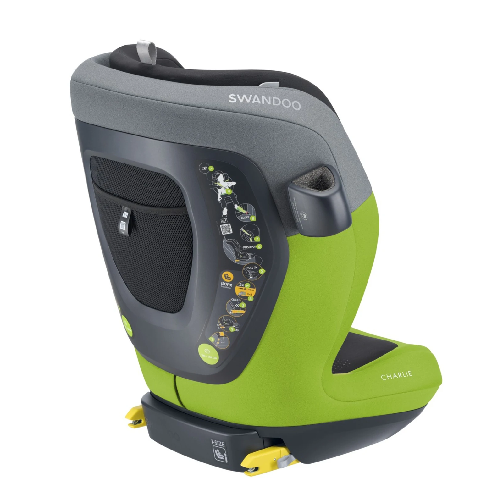 Swandoo Charlie | Lime & Sesame Grey