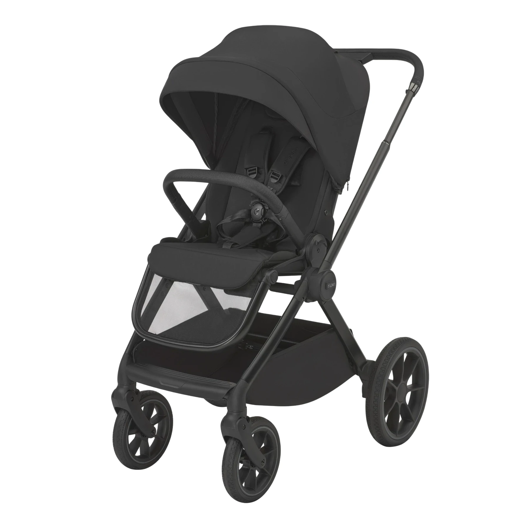 Espiro Clodi - wózek 2w1 | 10 Trendy Black