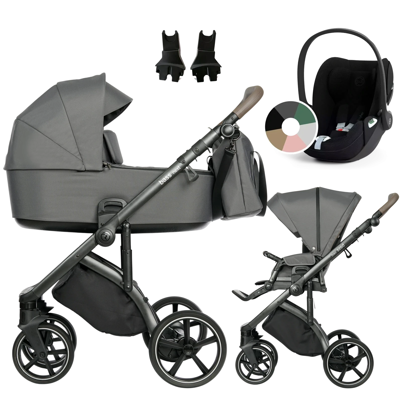 Roan Bass Next + Cybex Cloud T i-Size + GRATIS - 3w1 | Dolphin Grey
