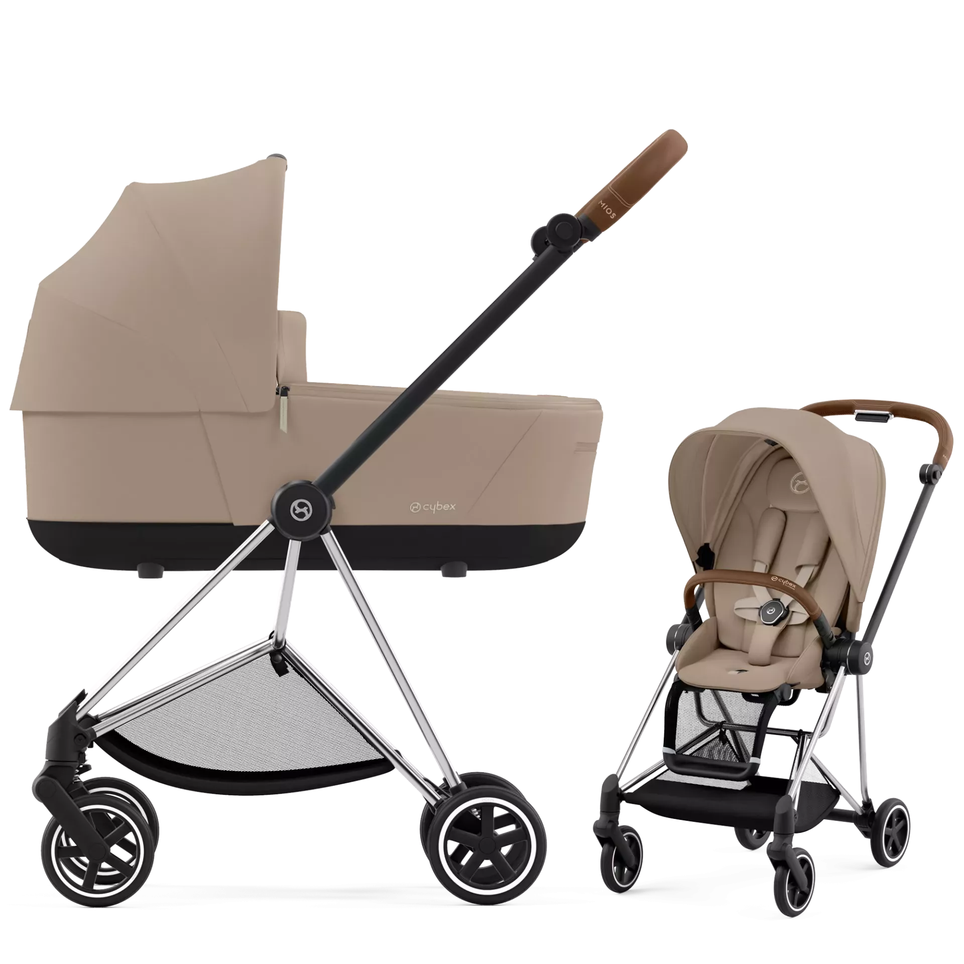 Cybex Mios 3.0 - 2w1 | Cozy Beige (Chrome Brown Frame)