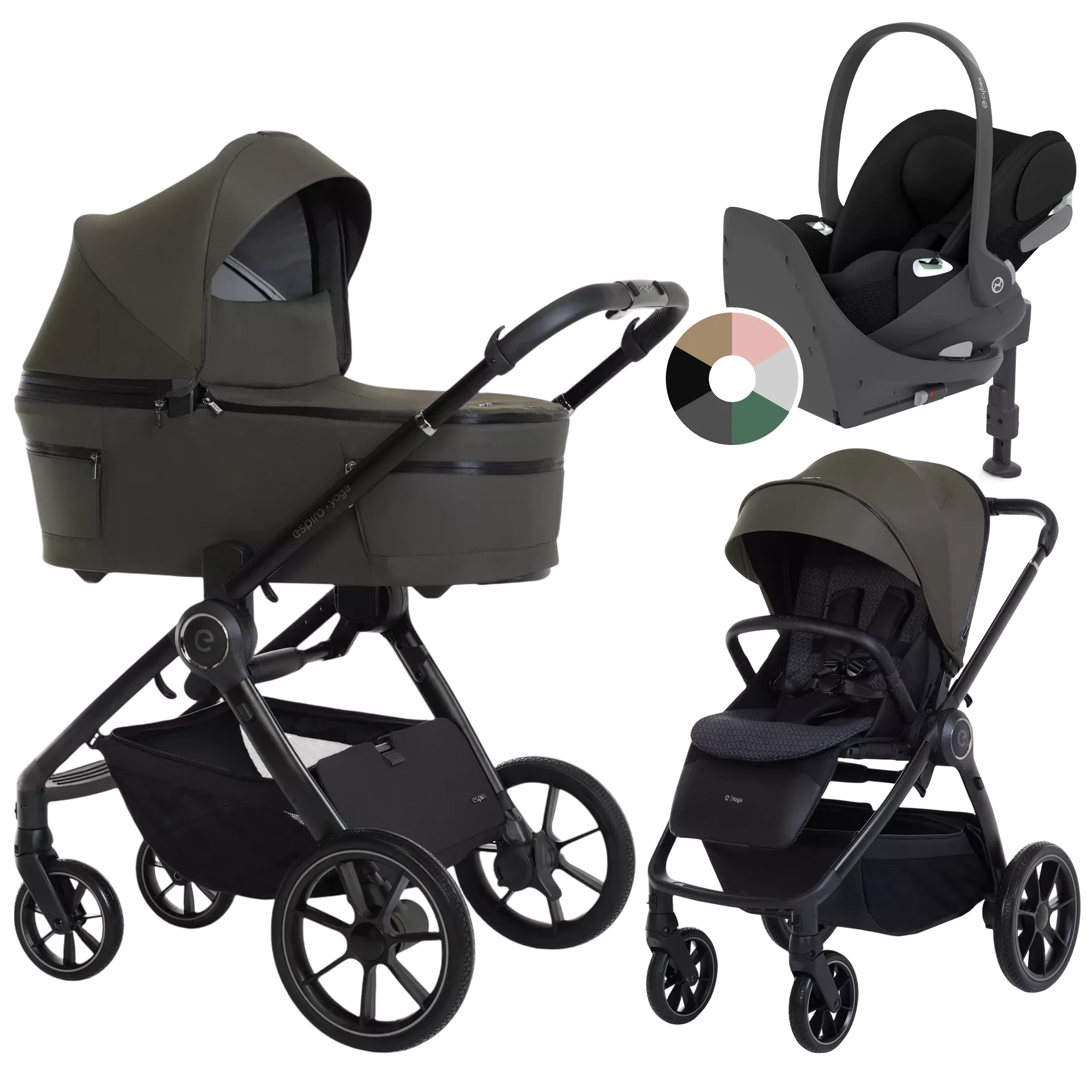 Espiro Yoga 2025 + Cybex Cloud T i-Size + baza T - 4w1 | 114 Life Balance