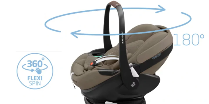 maxi-cosi pebble 360 pro2 zestaw funkcja obrotu