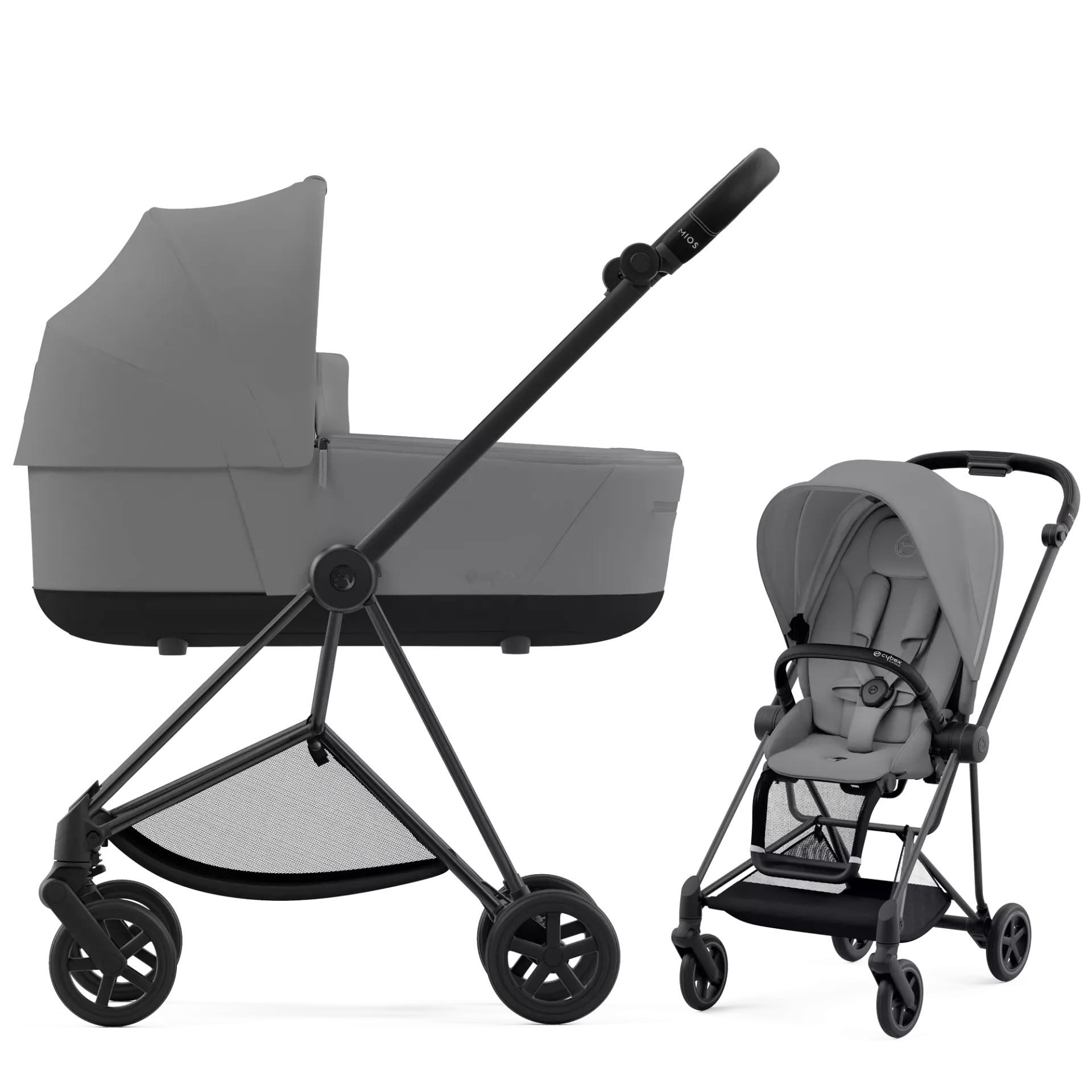 Cybex Mios 3.0 - 2w1 | Mirage Grey (Matt Black Frame)