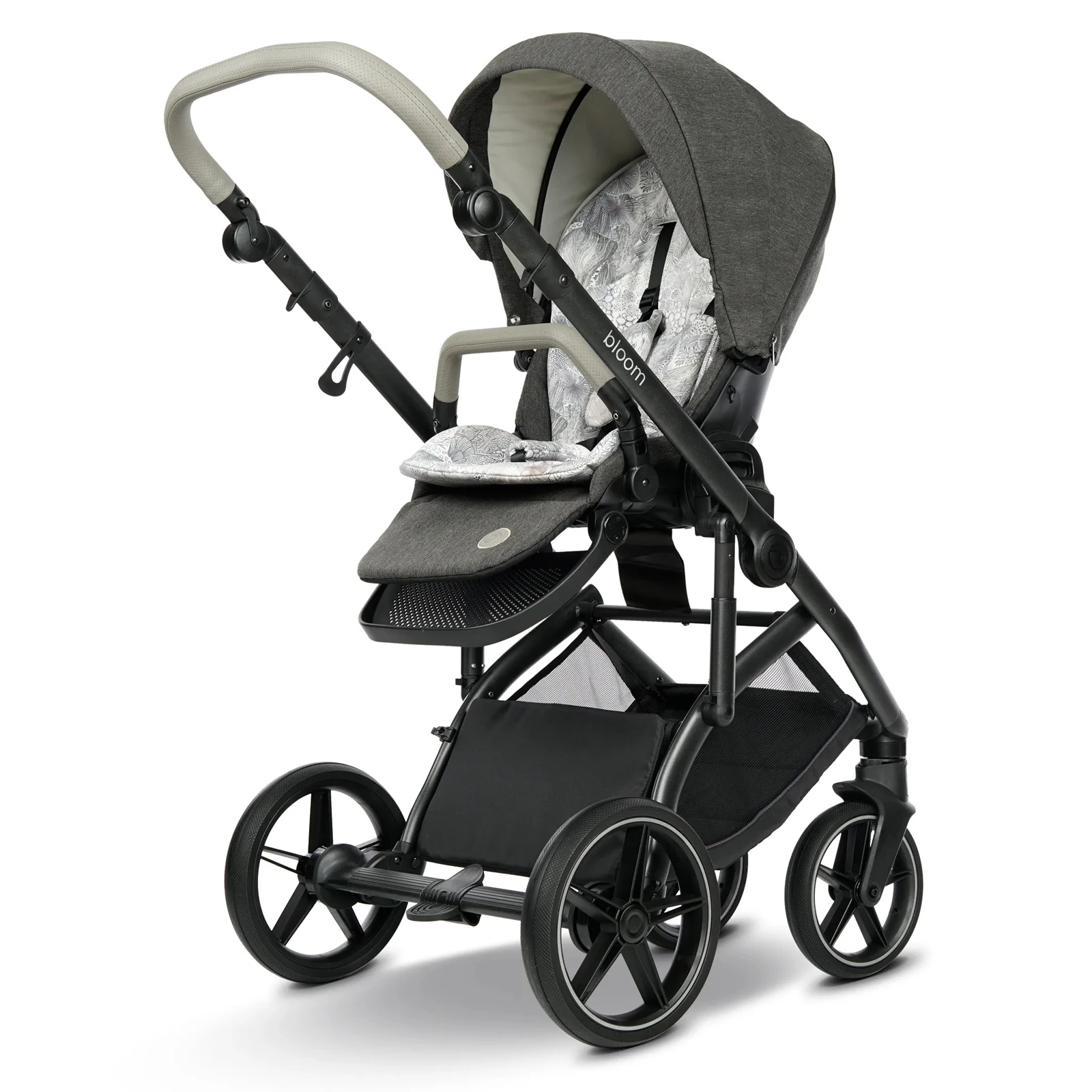 Roan Bloom 2.0 + GRATIS - wózek 2w1 | Nature Black