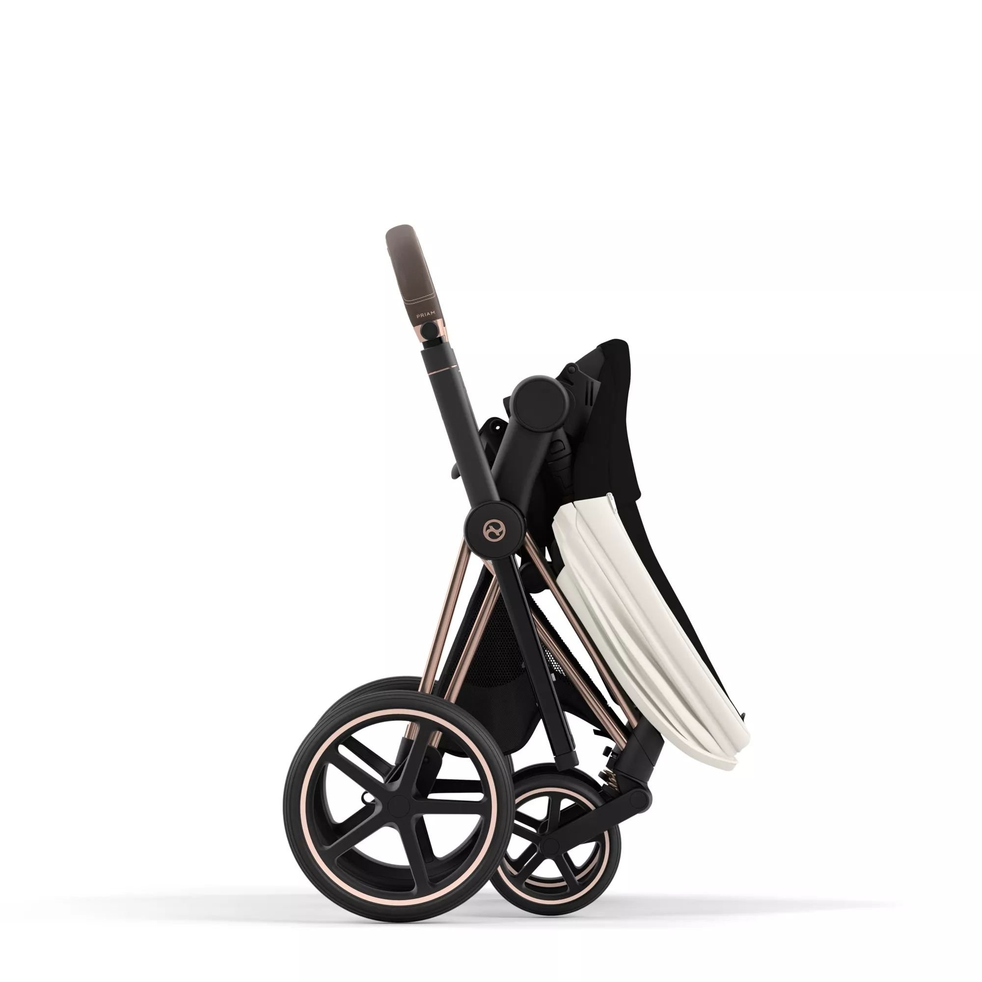 Cybex Priam 4.0 - 2w1 | Off White (Rosegold Frame) Cybex Priam 4.0 - 2w1 | Off White (Rosegold Frame)
