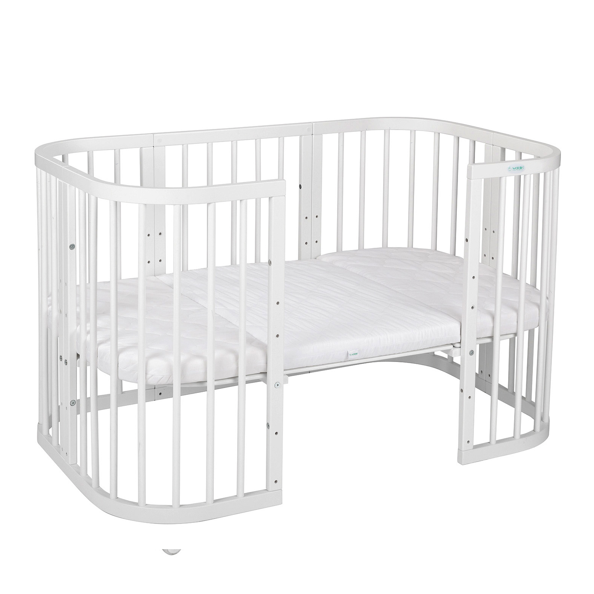 Waldin - łóżeczko 7w1 | White Waldin - łóżeczko 7w1 | White