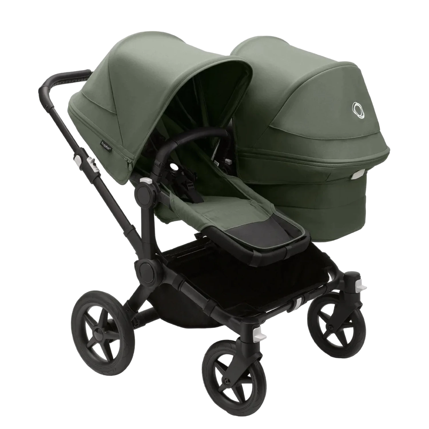 Bugaboo Donkey 5 Duo | Black-Forest Green-Forest Green