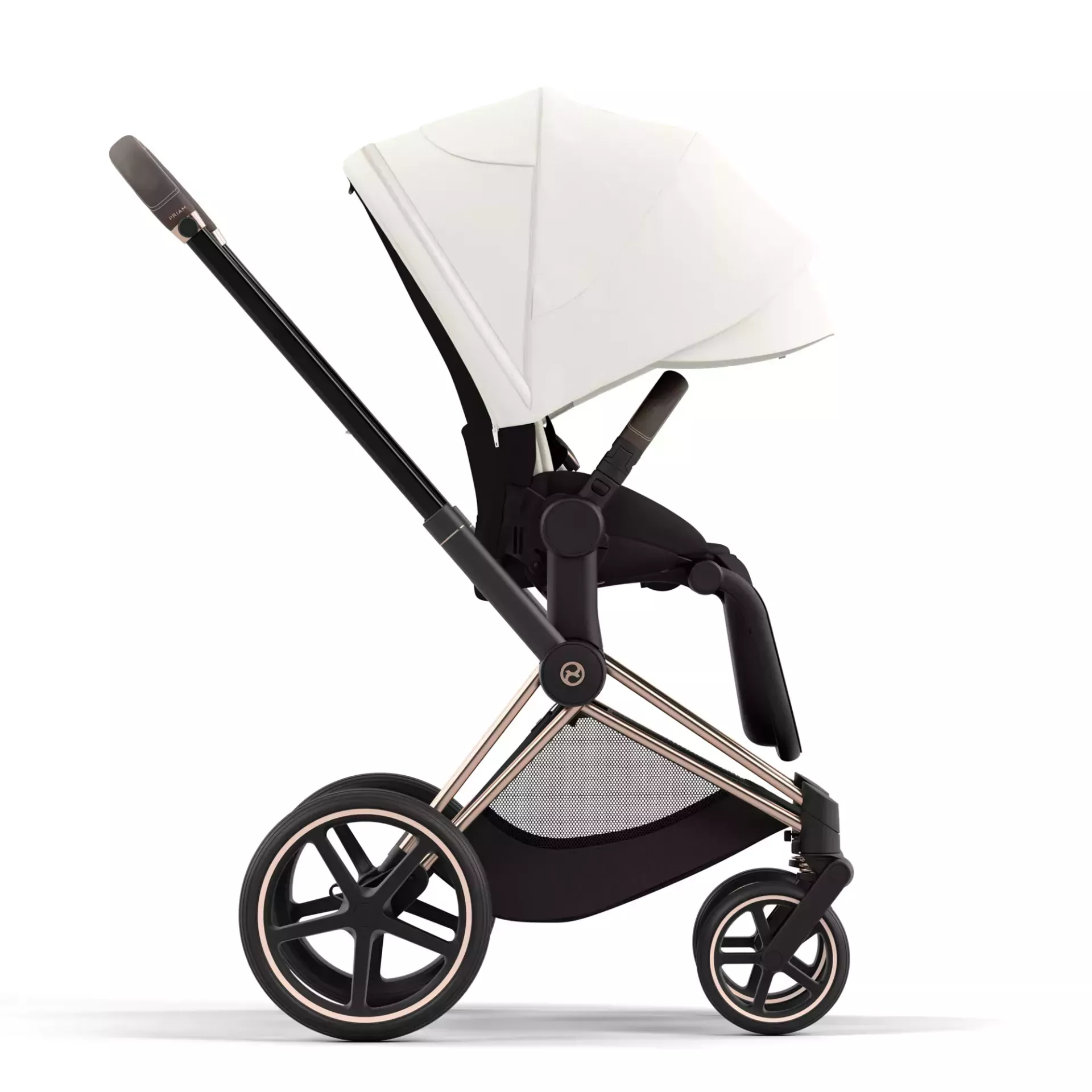 Cybex Priam 4.0 | Off White (Rosegold Frame)