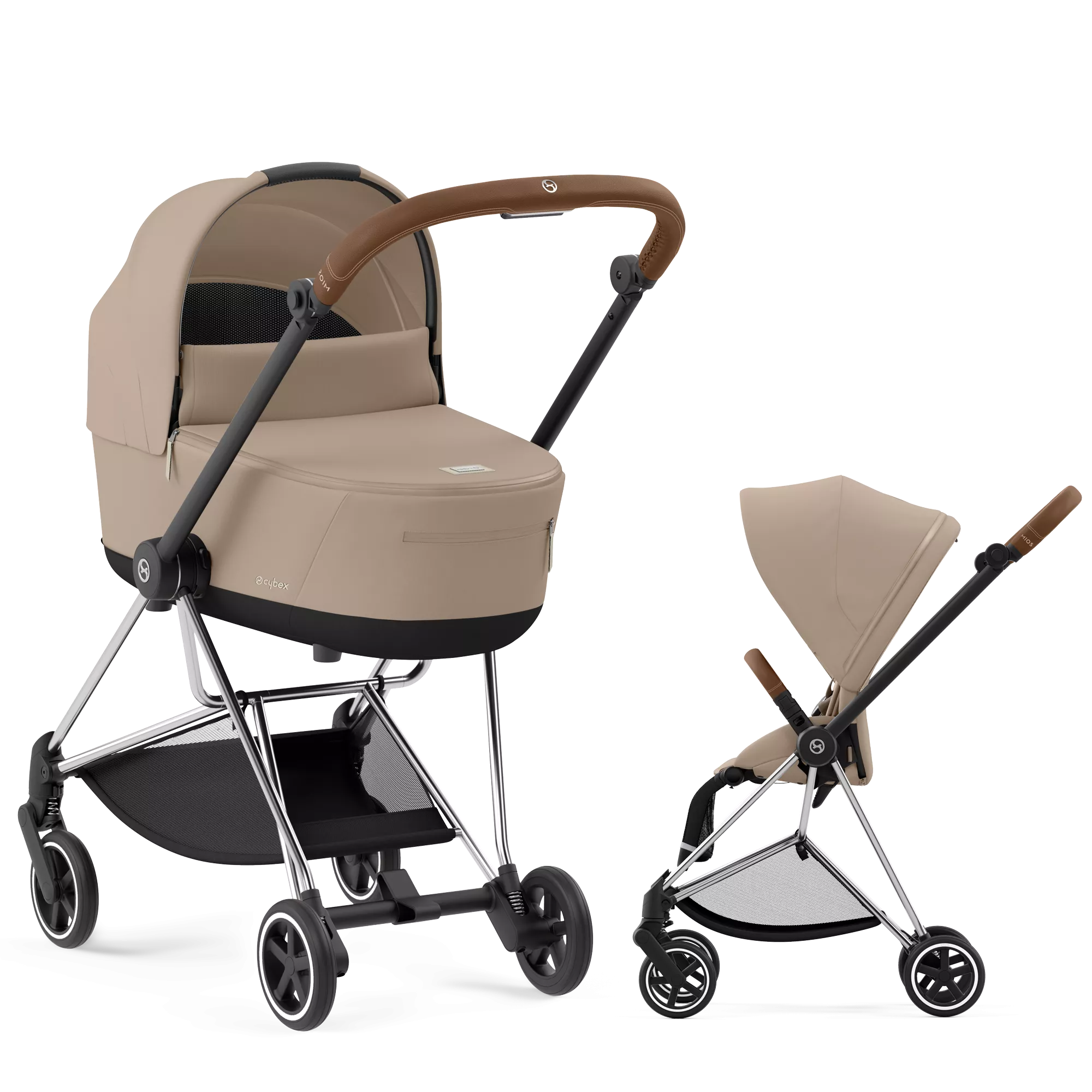 Cybex Mios 3.0 - 2w1 | Cozy Beige (Chrome Brown Frame)