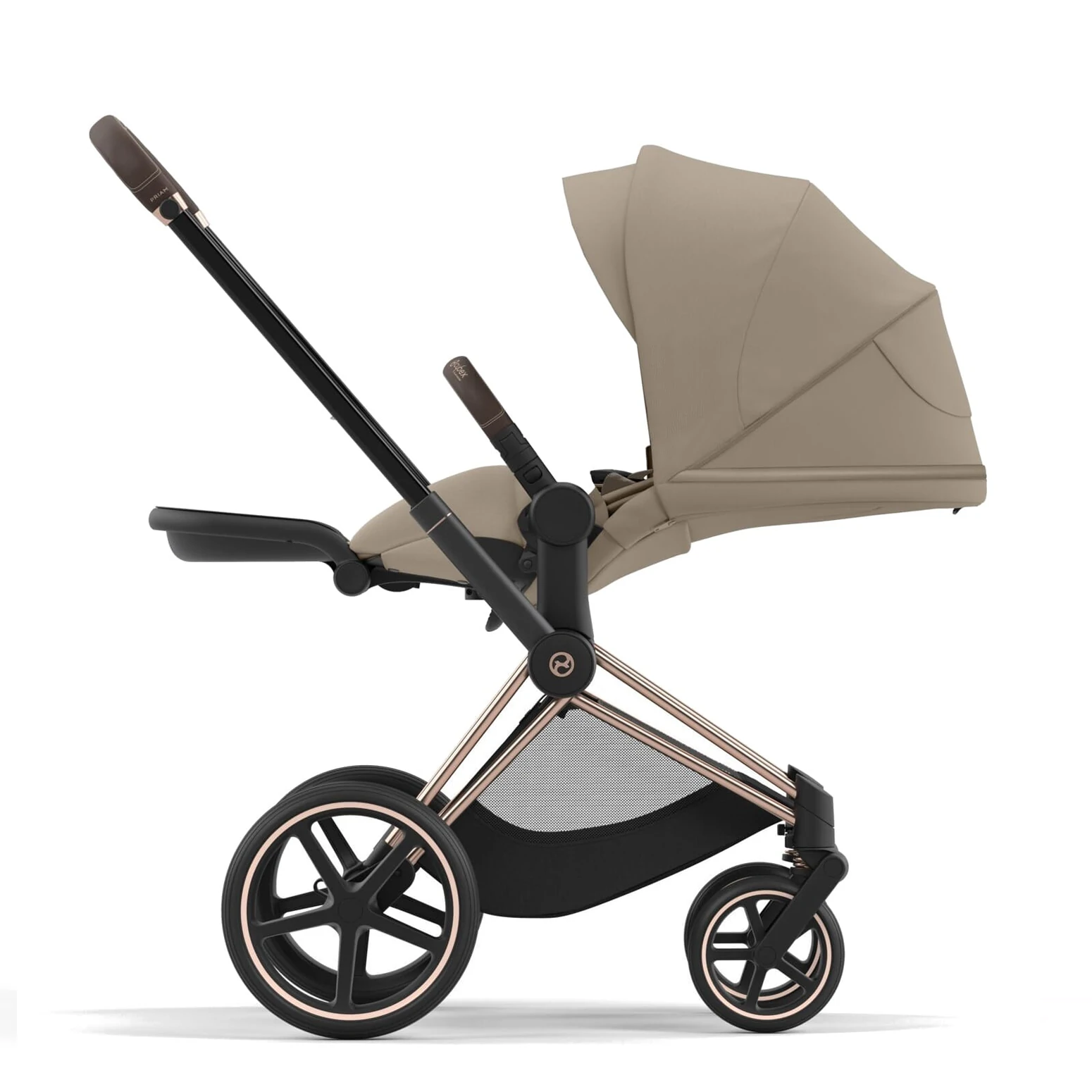Cybex Priam 4.0 - 2w1 | Cozy Beige (Rosegold Frame)