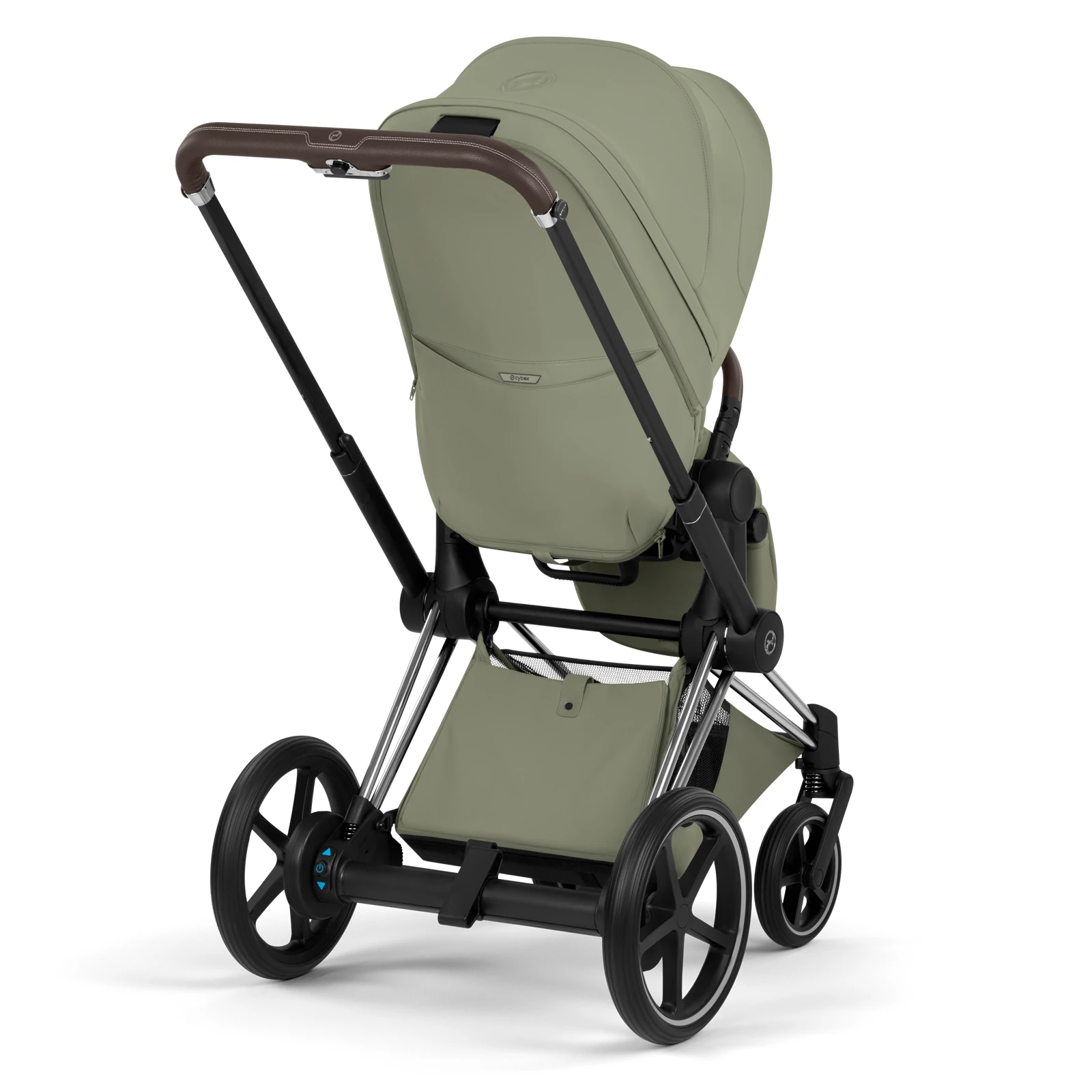 Cybex e-Priam 5.0 - wózek 2w1 | Sage Green - Chrome (Style)