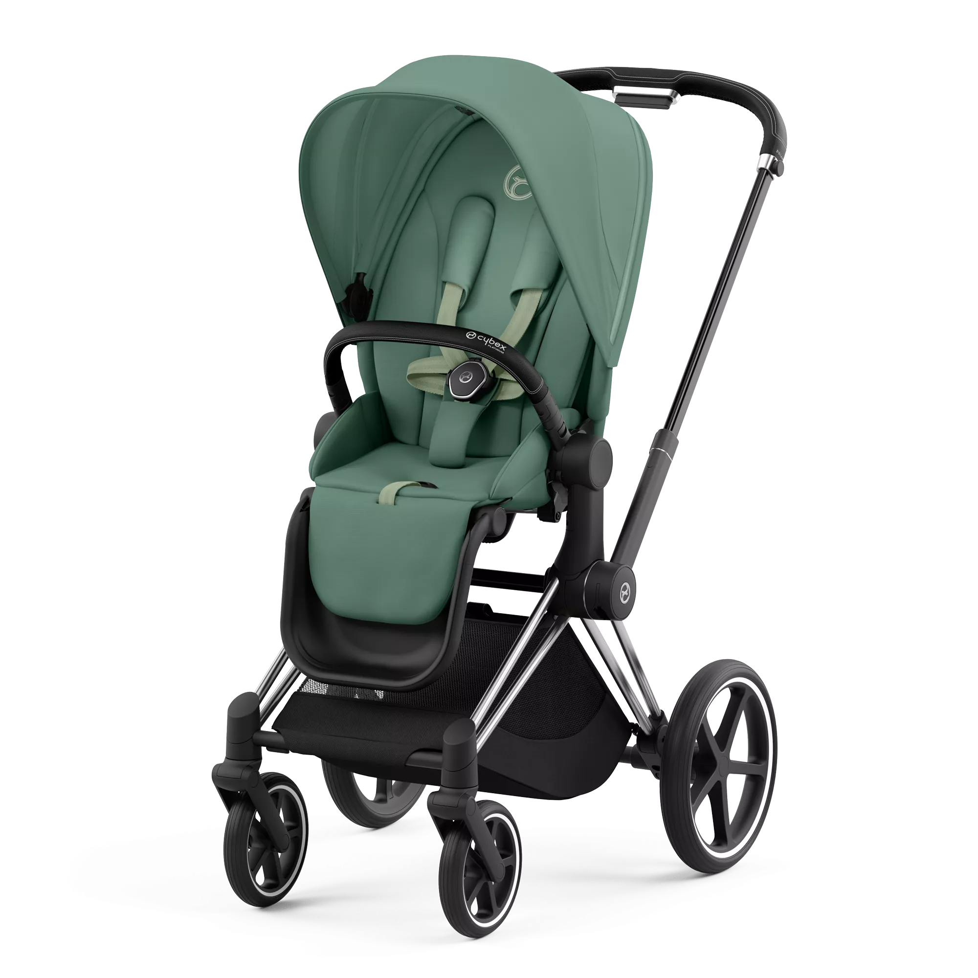 Cybex Priam 4.0 | Leaf Green (Chrome Black Frame)