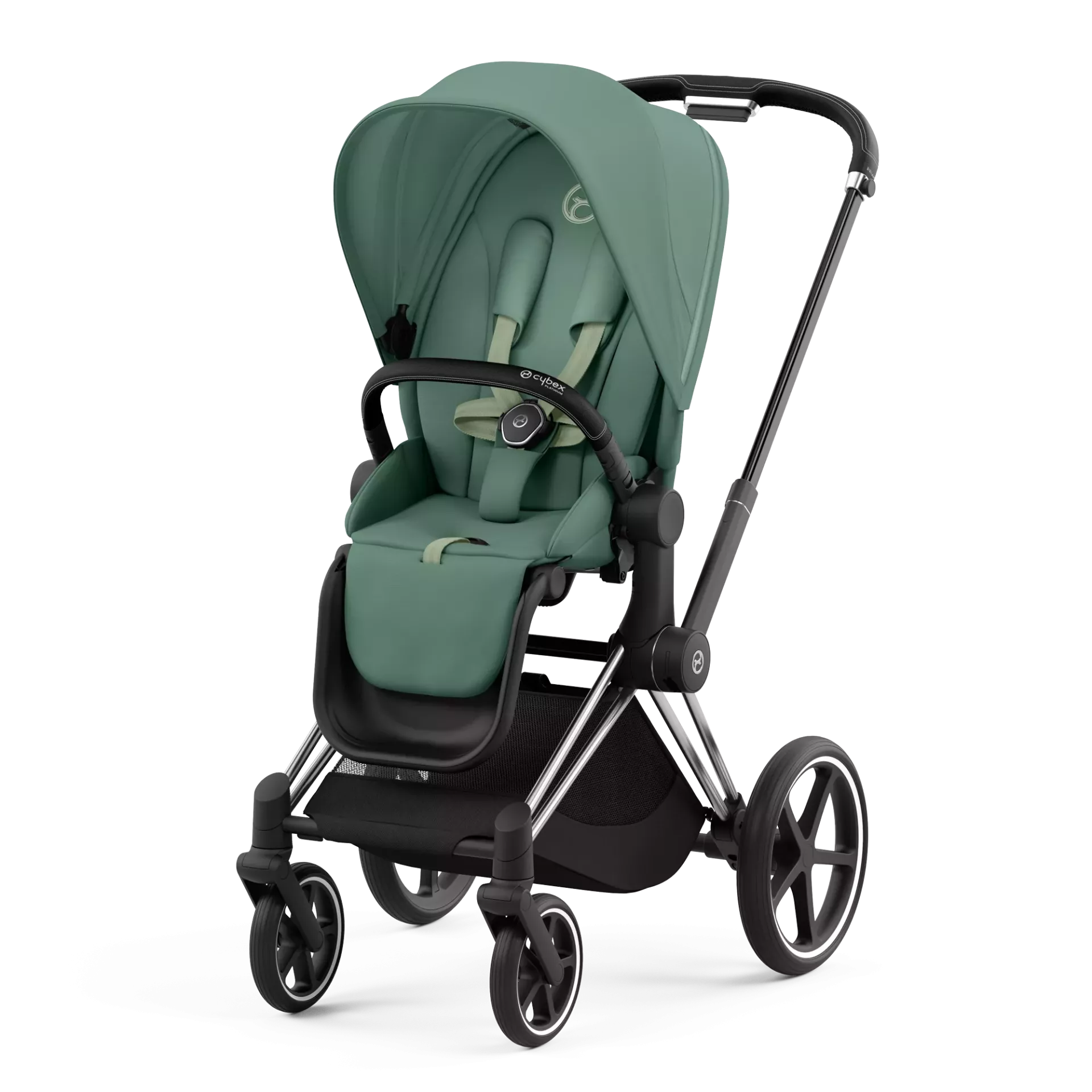Cybex Priam 4.0 | Leaf Green (Chrome Black Frame)