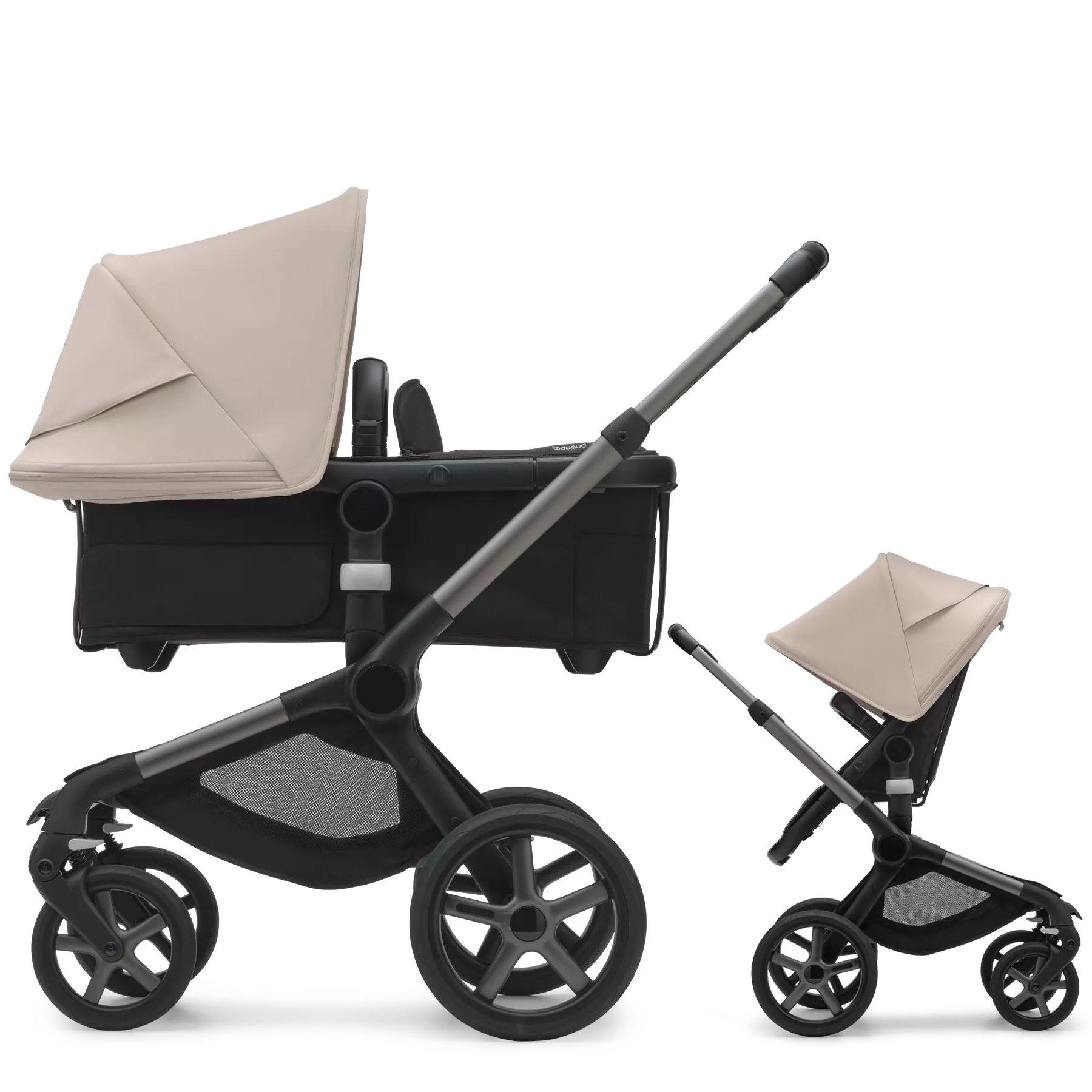 Bugaboo Fox 5 | Graphite-Midnight Black-Desert Taupe