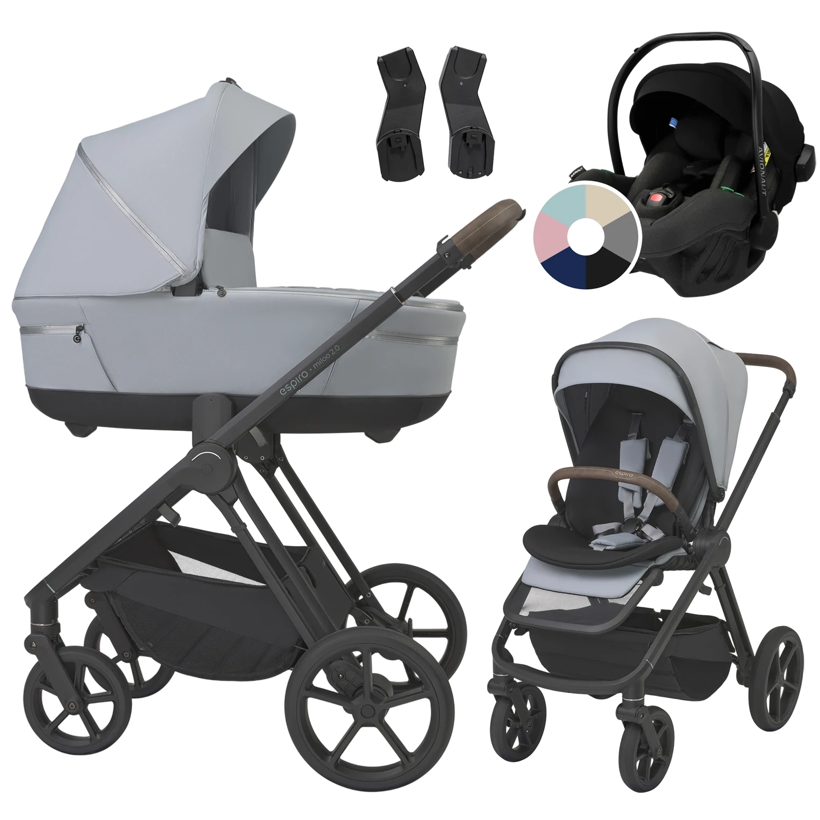 Espiro Miloo 2.0 + Avionaut Pixel Pro 2.0 C +GRATIS - 3w1 | 303 Unique Dove