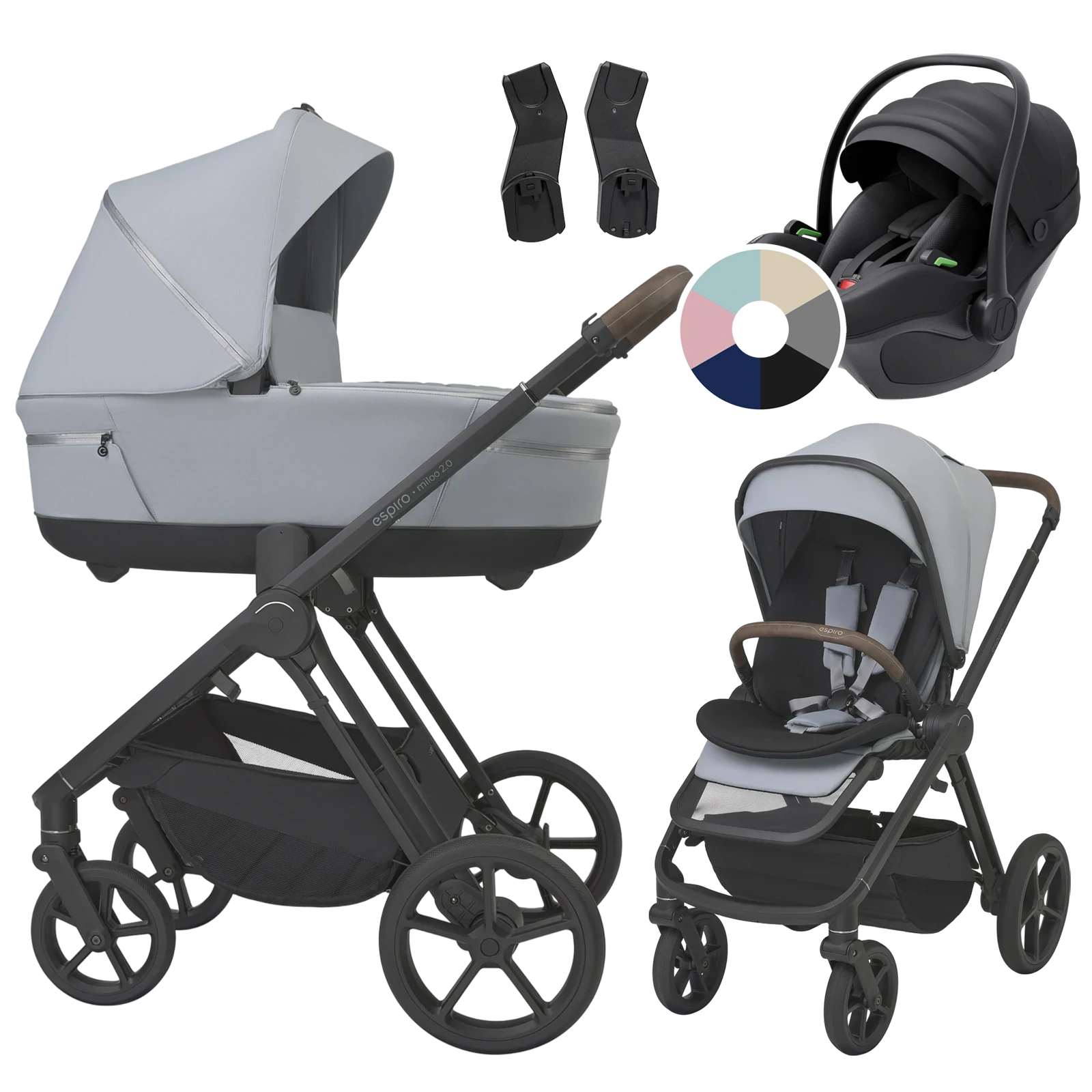 Espiro Miloo 2.0 + Avionaut Pixel 3 + GRATIS - 3w1 | 303 Unique Dove