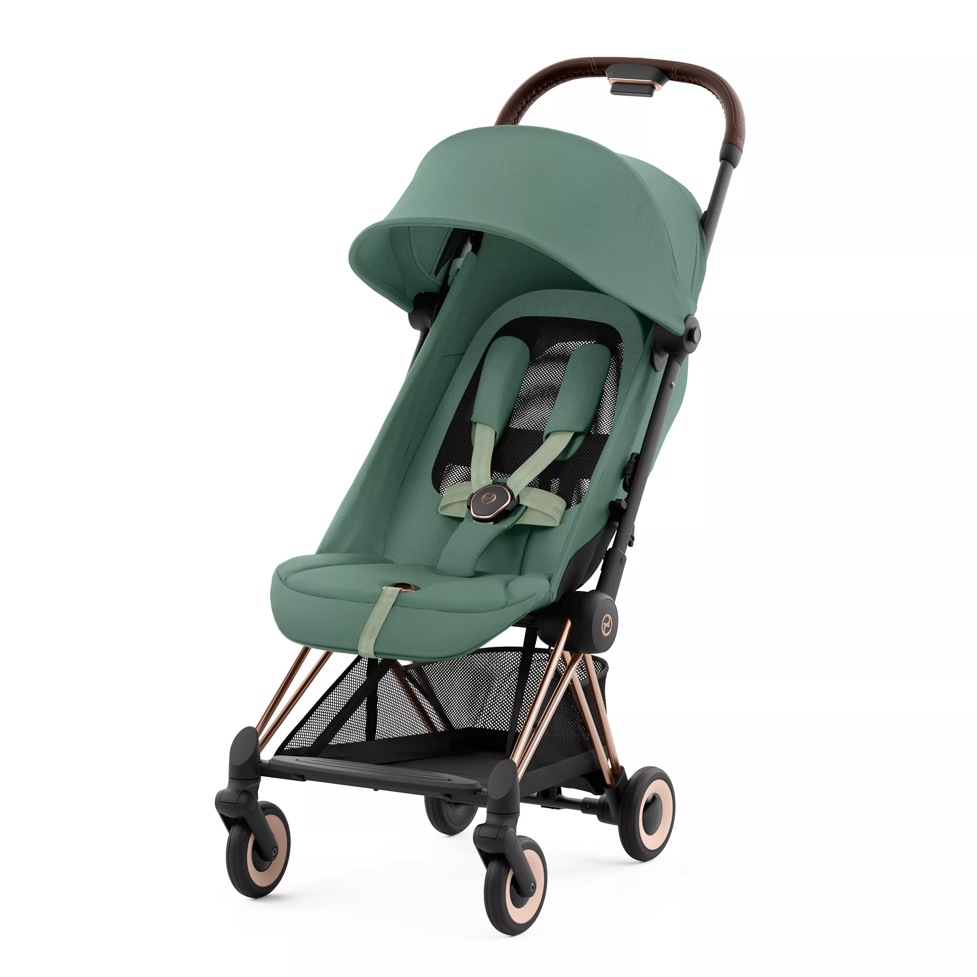 Cybex Coya | Leaf Green (Rosegold Frame)