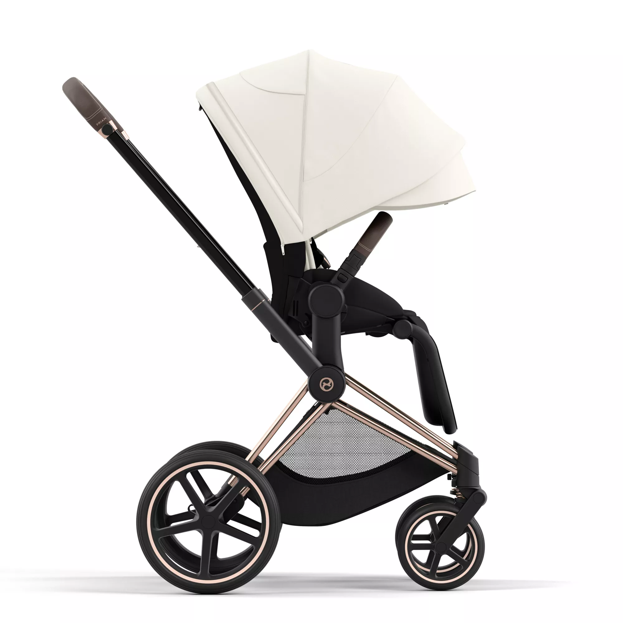 Cybex Priam 4.0 - 2w1 | Off White (Rosegold Frame) Cybex Priam 4.0 - 2w1 | Off White (Rosegold Frame)