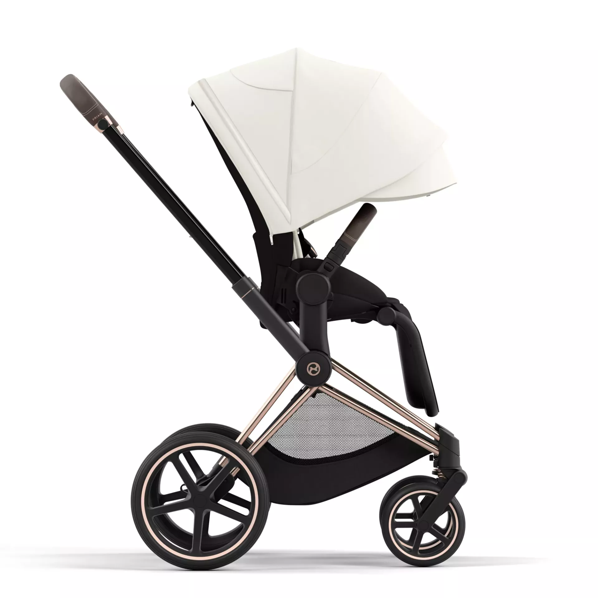 Cybex Priam 4.0 - 2w1 | Off White (Rosegold Frame) Cybex Priam 4.0 - 2w1 | Off White (Rosegold Frame)