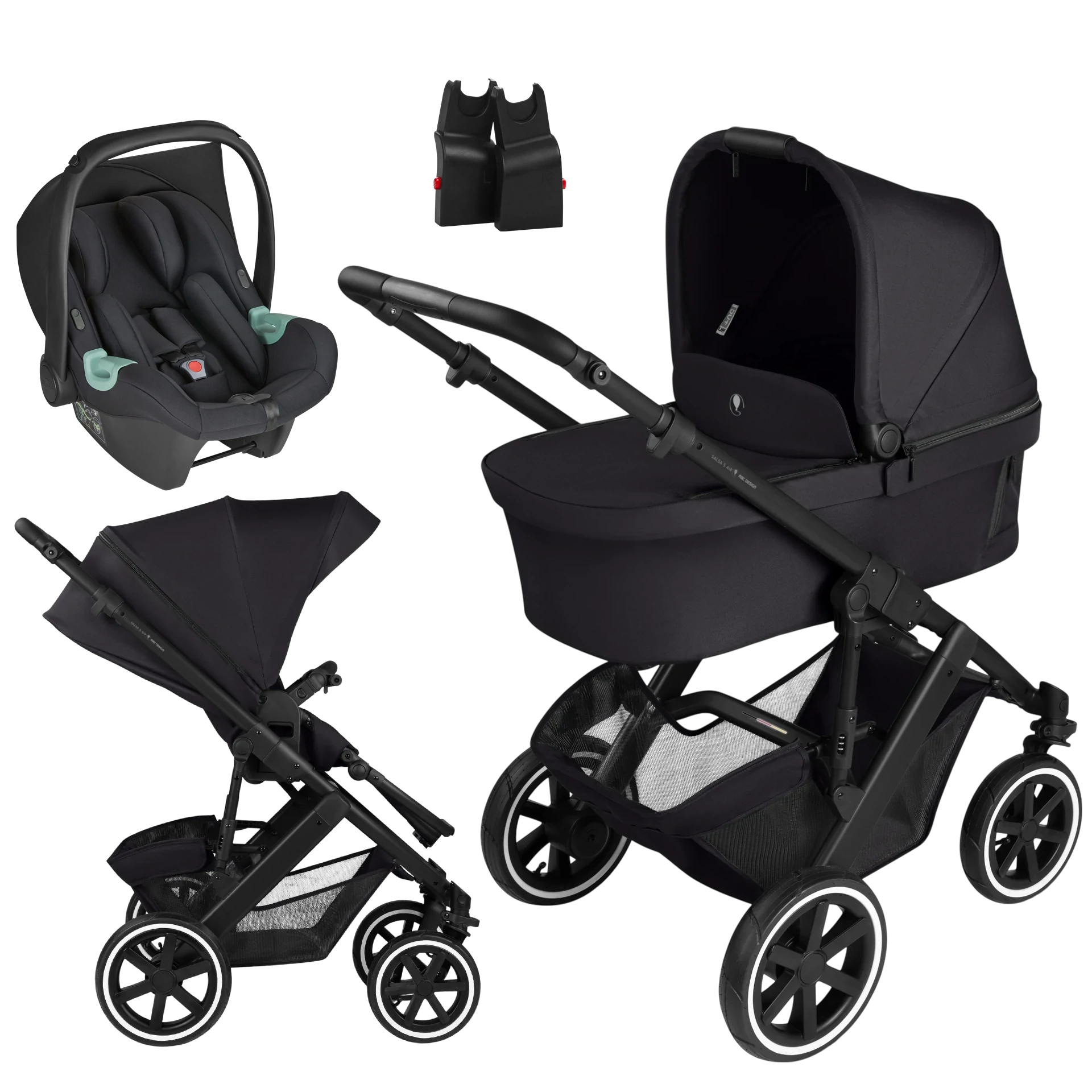 ABC Design Salsa 5 Air + ABC Design Tulip +GRATIS - 3w1 | Coal