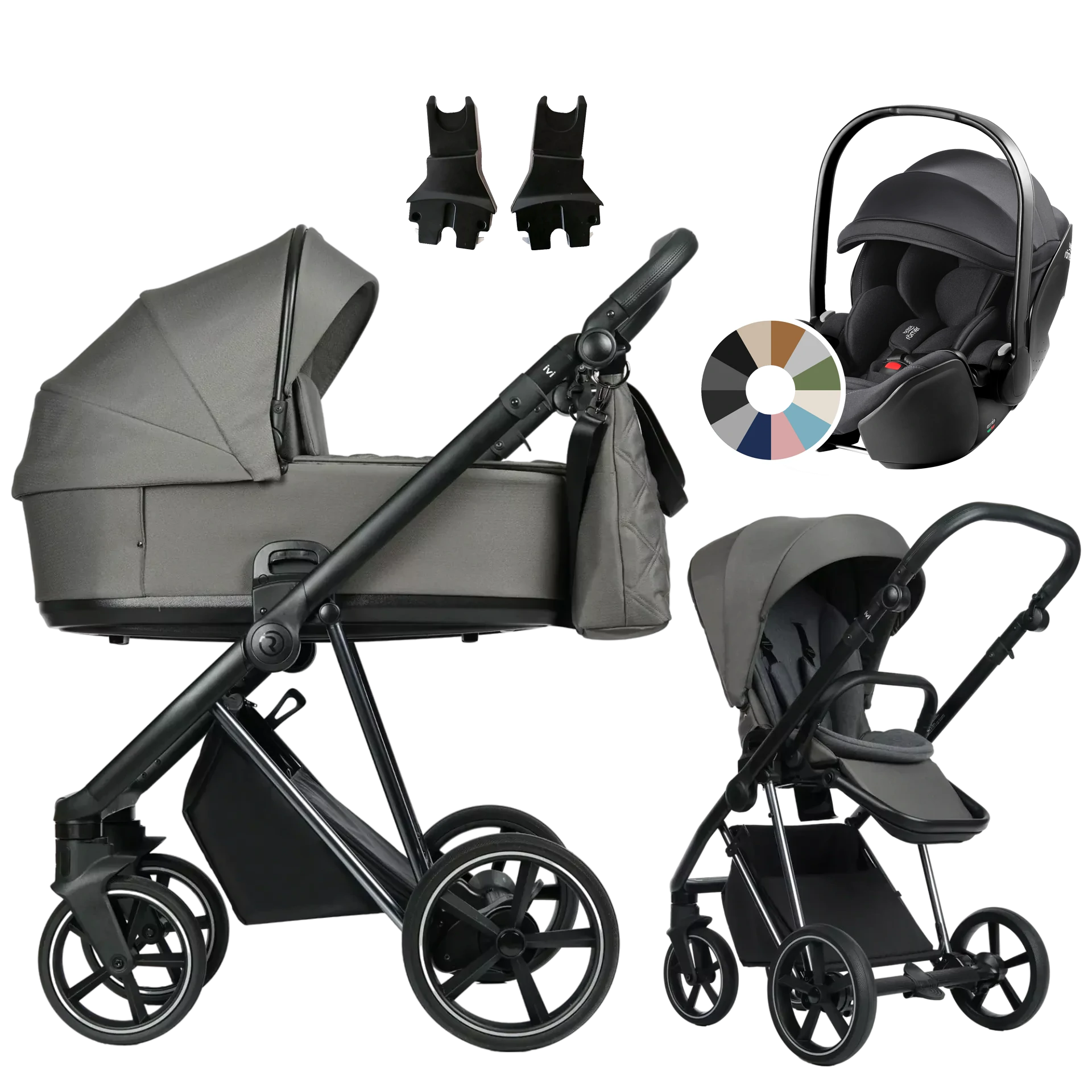 Roan Ivi 2.0 + Britax Römer Baby-Safe Pro +GRATIS - 3w1 | Taupe