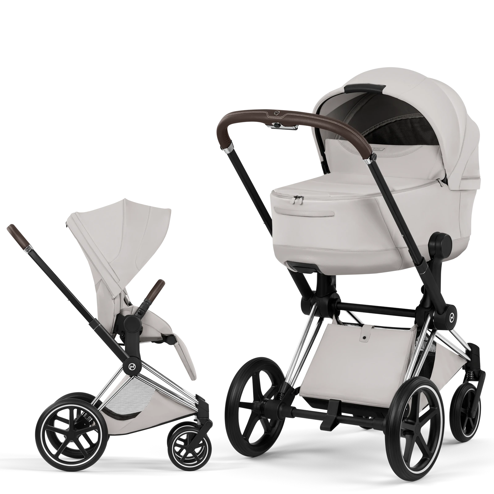 Cybex Priam 5.0 - wózek 2w1 | City Grey - Chrome (Style)