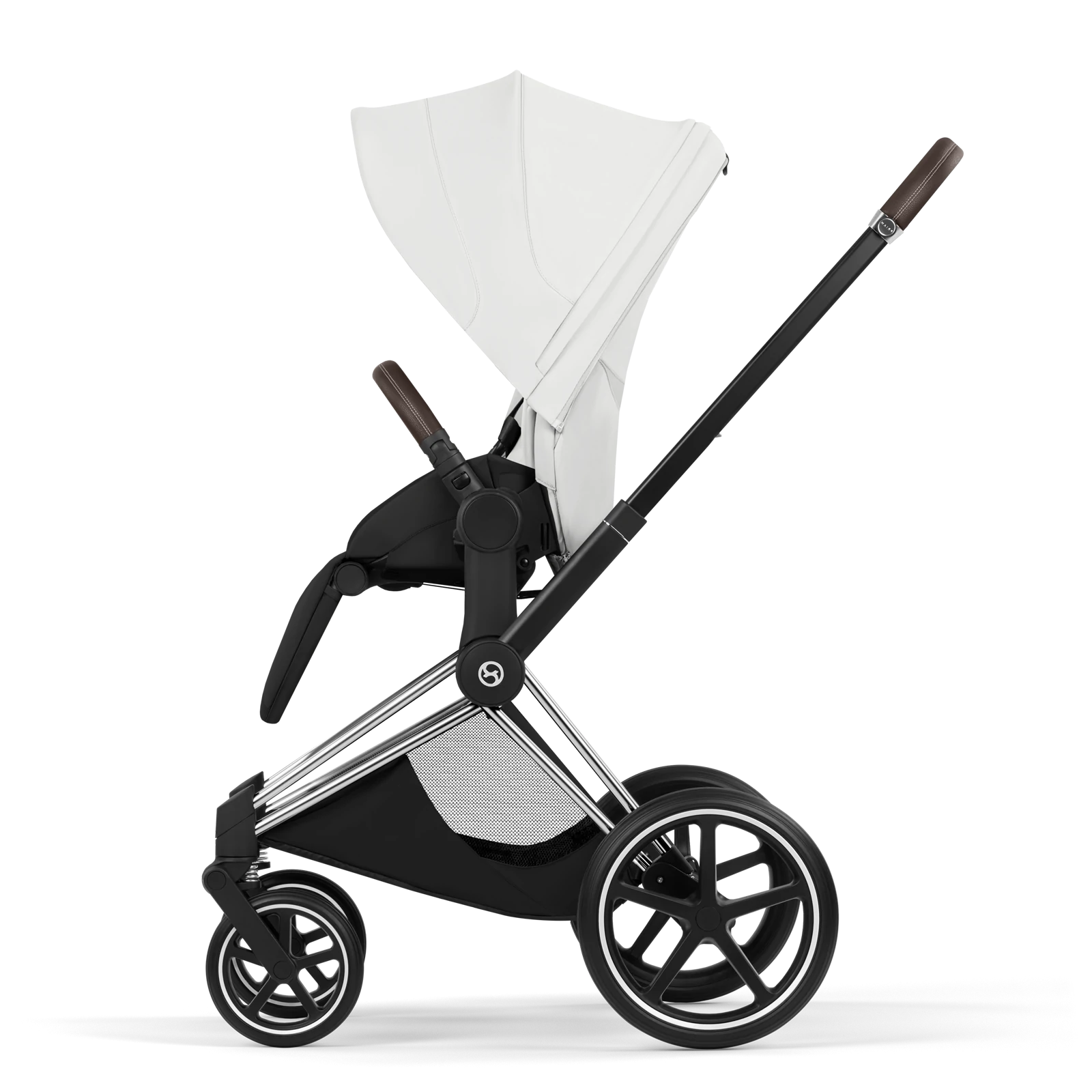 Cybex Priam 5.0 - wózek 4w1 | Off White - Chrome (Style)