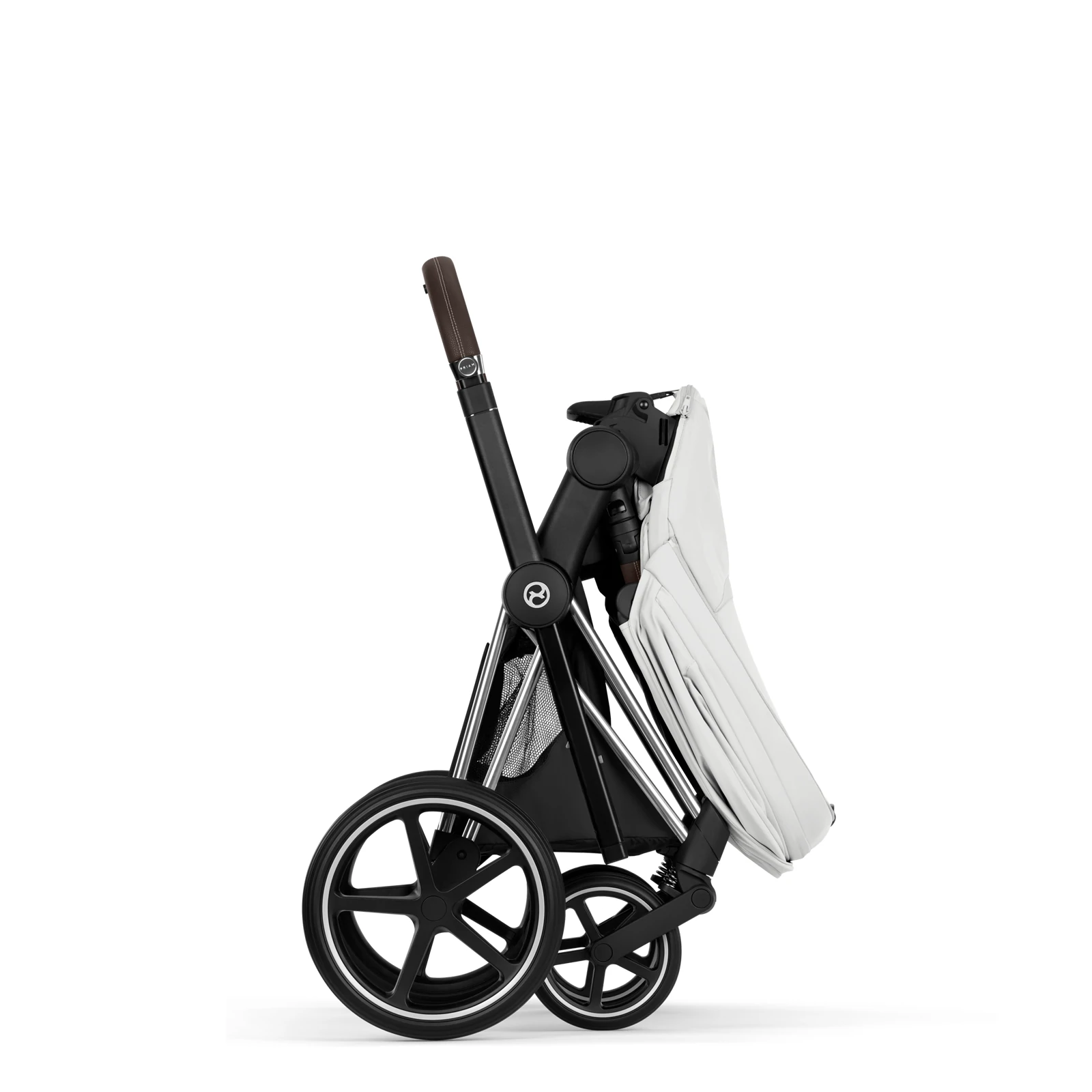 Cybex Priam 5.0 - wózek 4w1 | Off White - Chrome (Style)