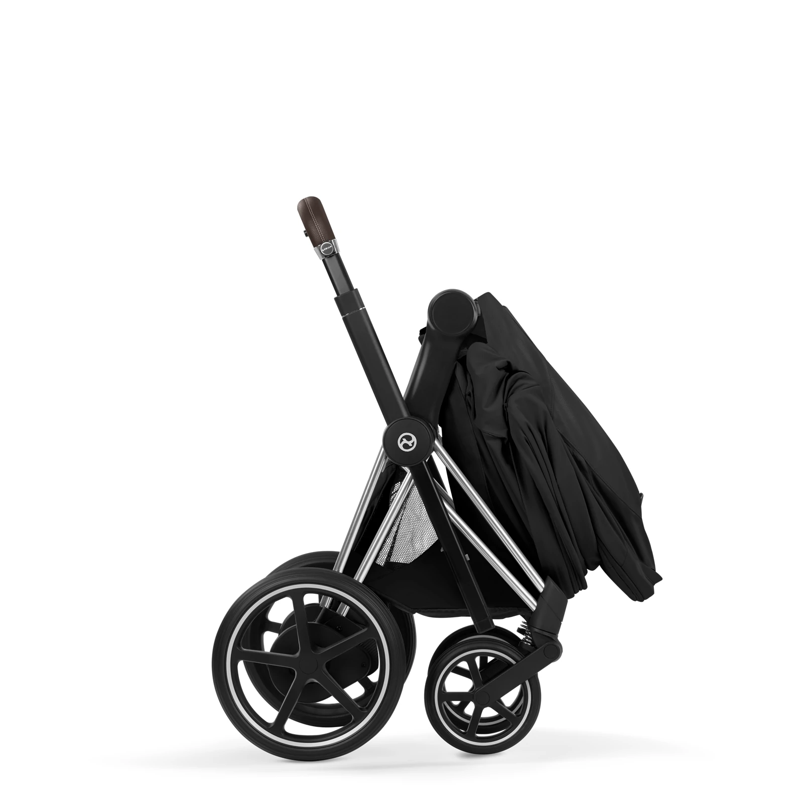 Cybex e-Priam 5.0 - wózek 2w1 | Sepia Black - Chrome (Style)