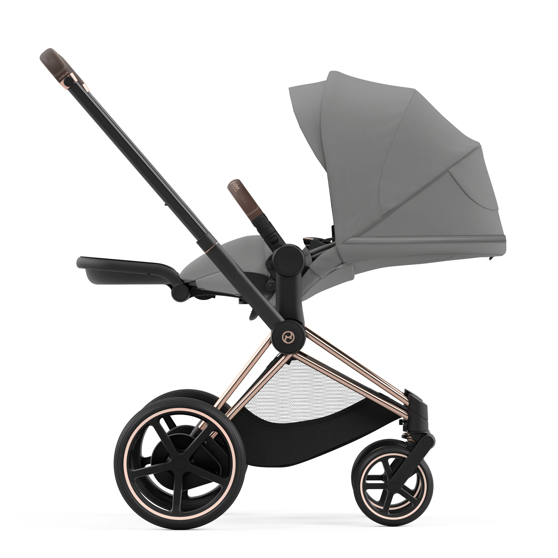 Cybex e-Priam 4.0 - 2w1 | Mirage Grey (Rosegold Frame)
