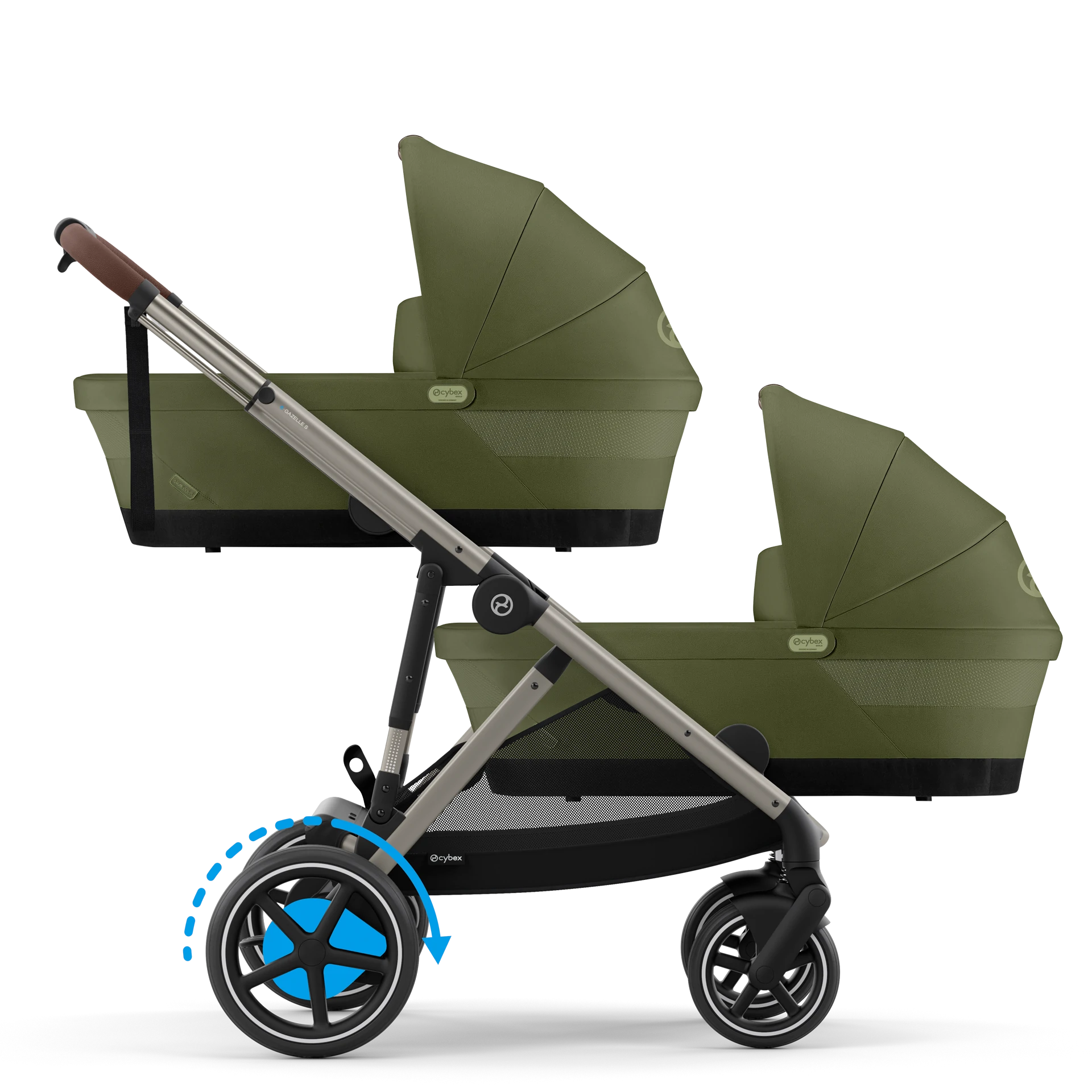 Cybex e-Gazelle S Twin | Moss Green