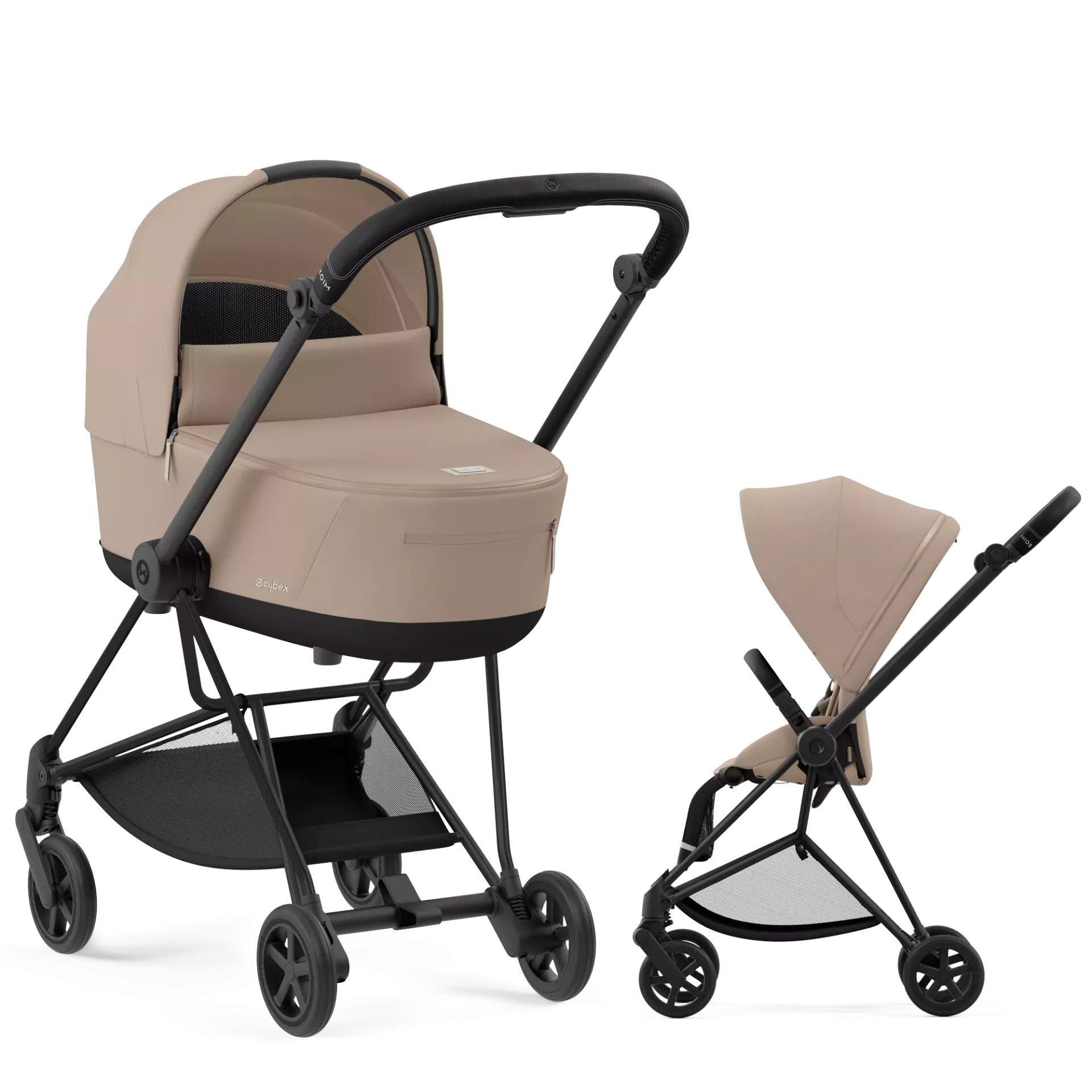 Cybex Mios 3.0 - 2w1 | Cozy Beige (Matt Black Frame)