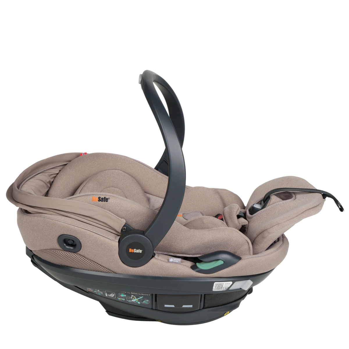 BeSafe Go Beyond 2 + baza Beyond | Dark Sand Soft Breeze