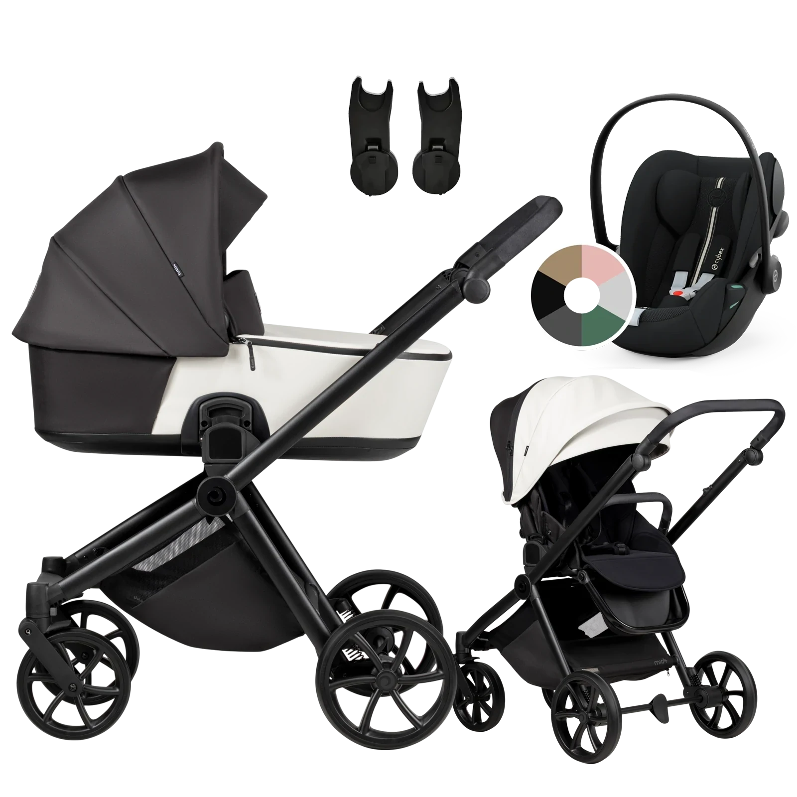 Tutis Mio 3 Plus + Cybex Cloud G3 i-Size + GRATIS - 3w1 | 200 Silver Grey